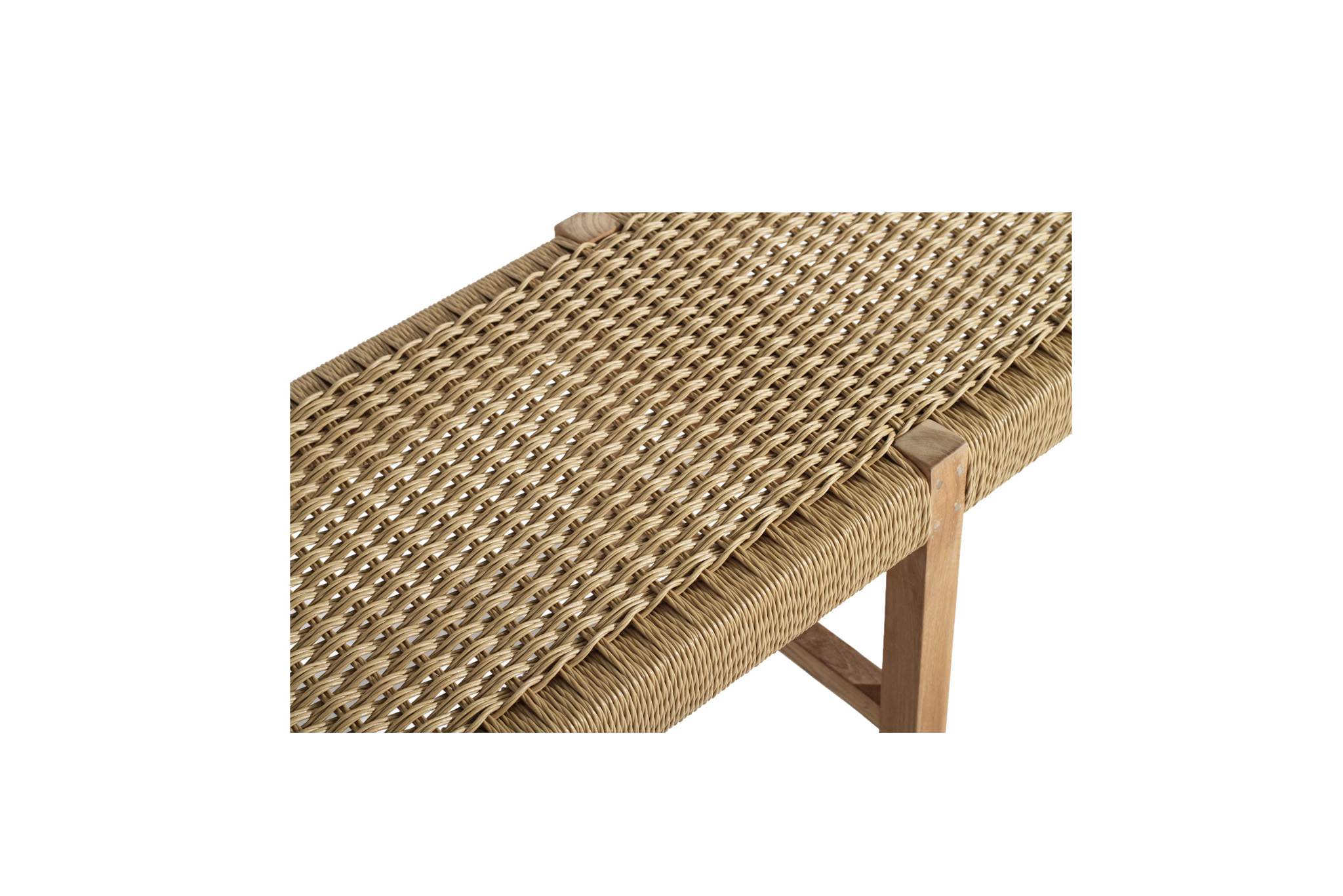Sabai Woven Bench Seat - Sand - Close Weave -2m - Image 6