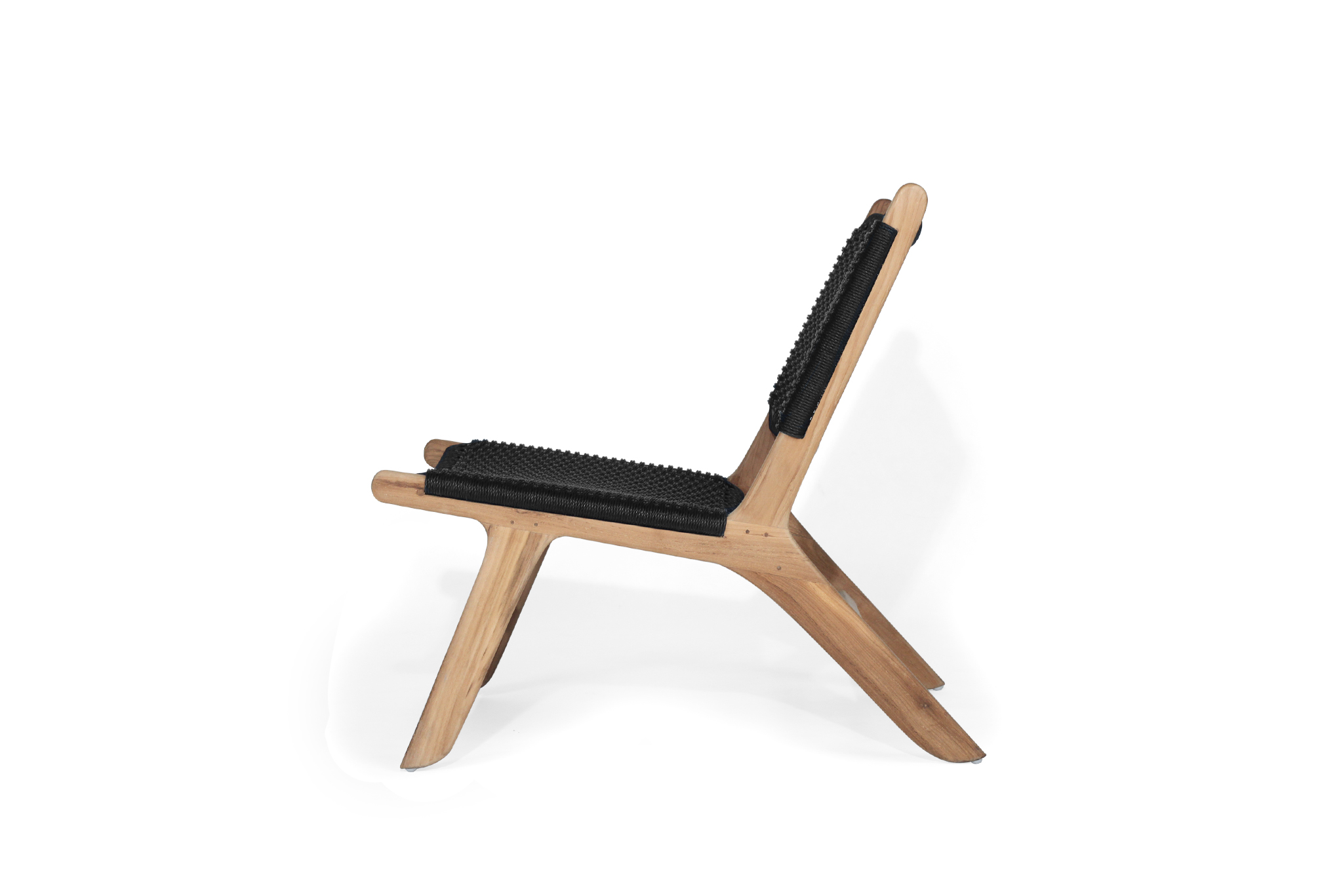 Zen Accent Chair - Black (Close Weave) - Image 4