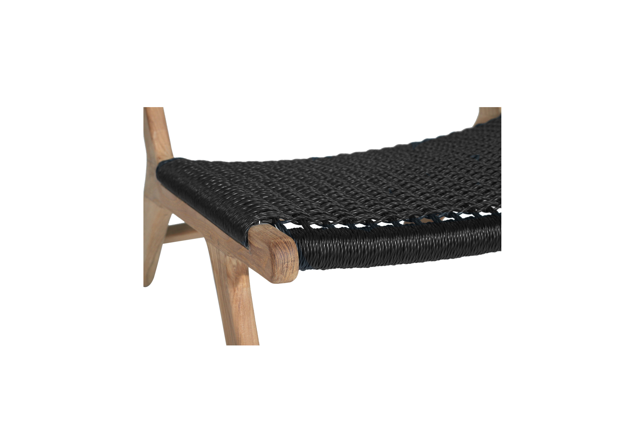 Zen Accent Chair - Black (Close Weave) - Image 7