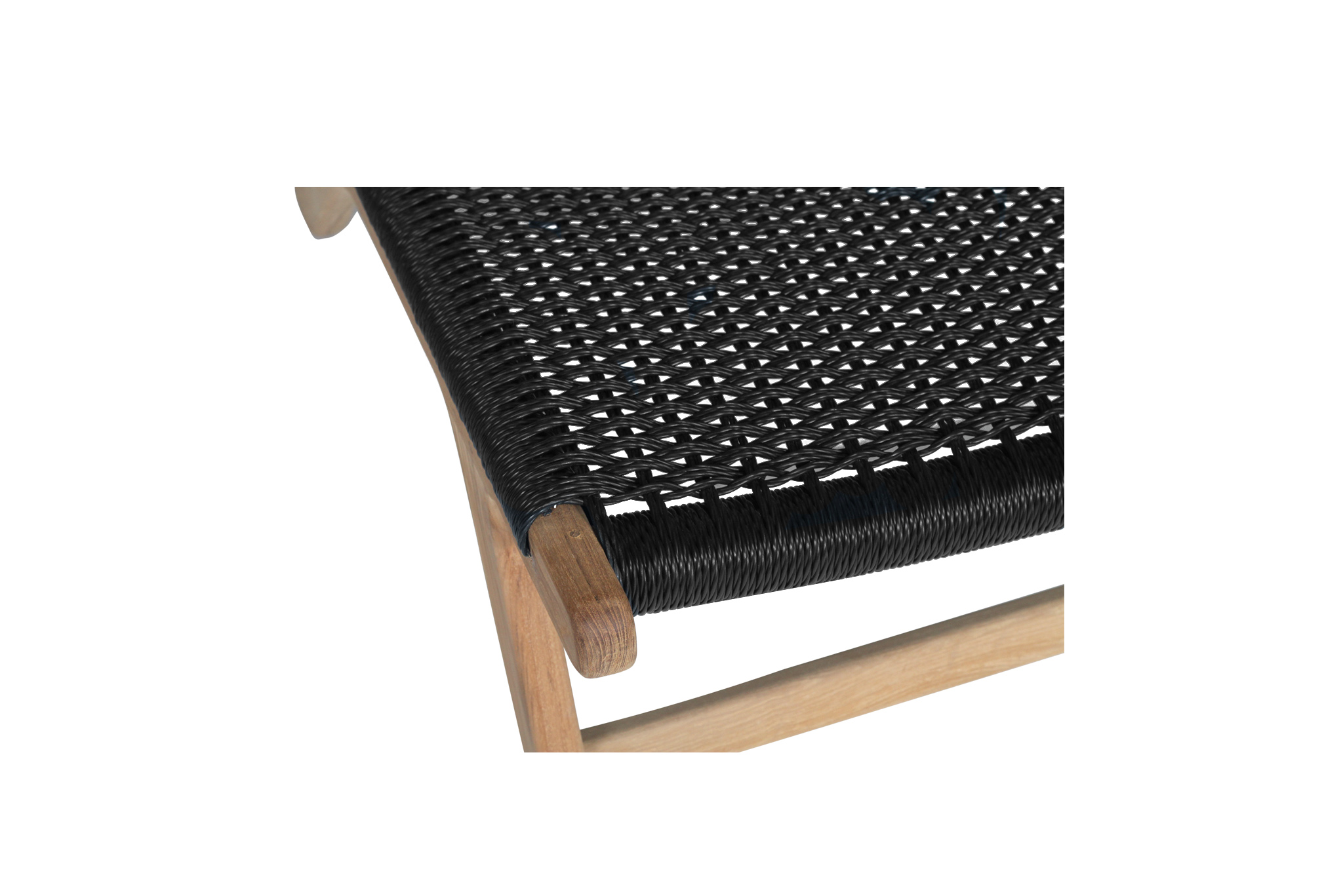 Zen Accent Chair - Black (Close Weave) - Image 9