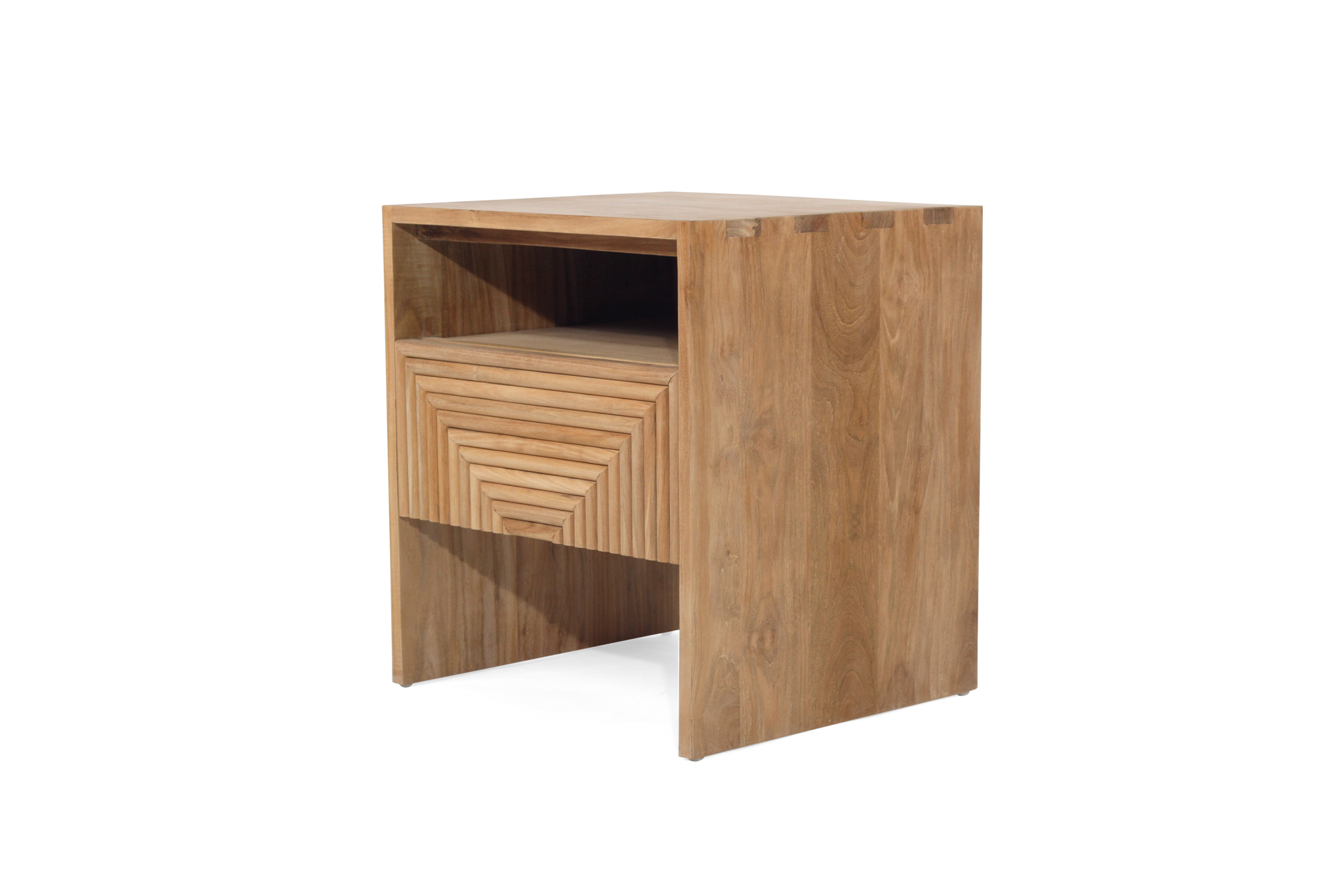 Hunter Bedside Table - Natural