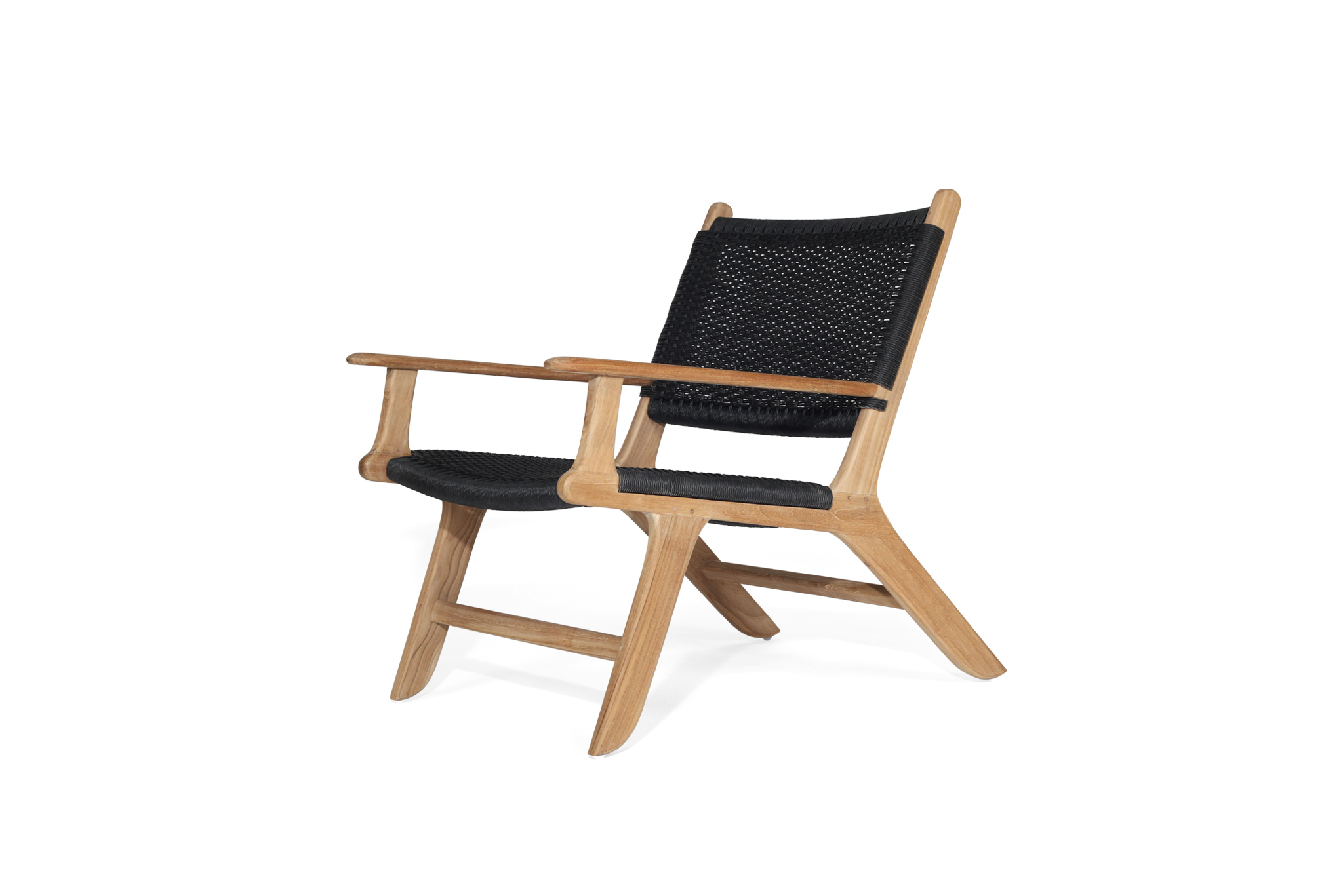 Zen Accent Arm Chair - Black (Close Weave)