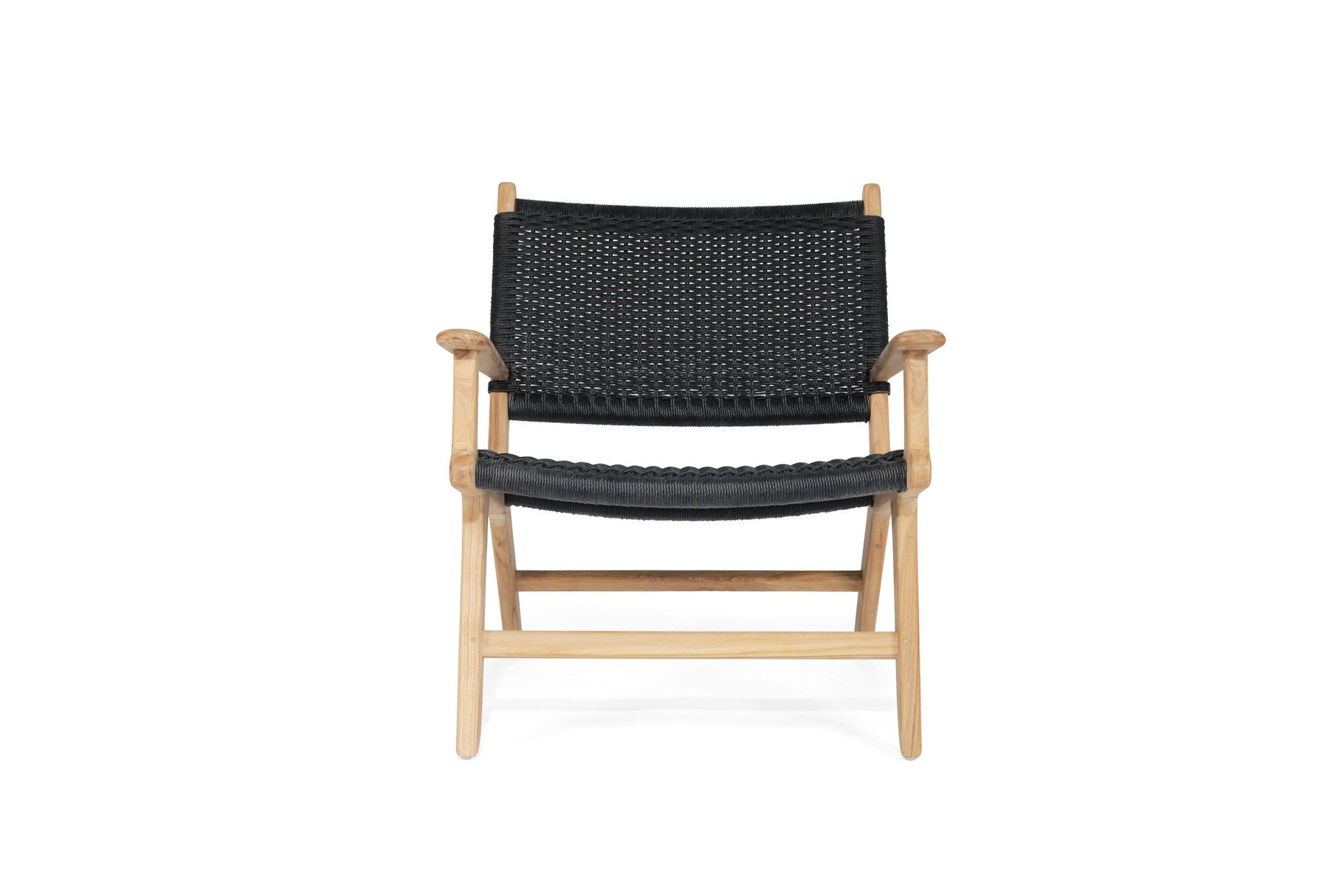 Zen Accent Arm Chair - Black (Close Weave) - Image 2