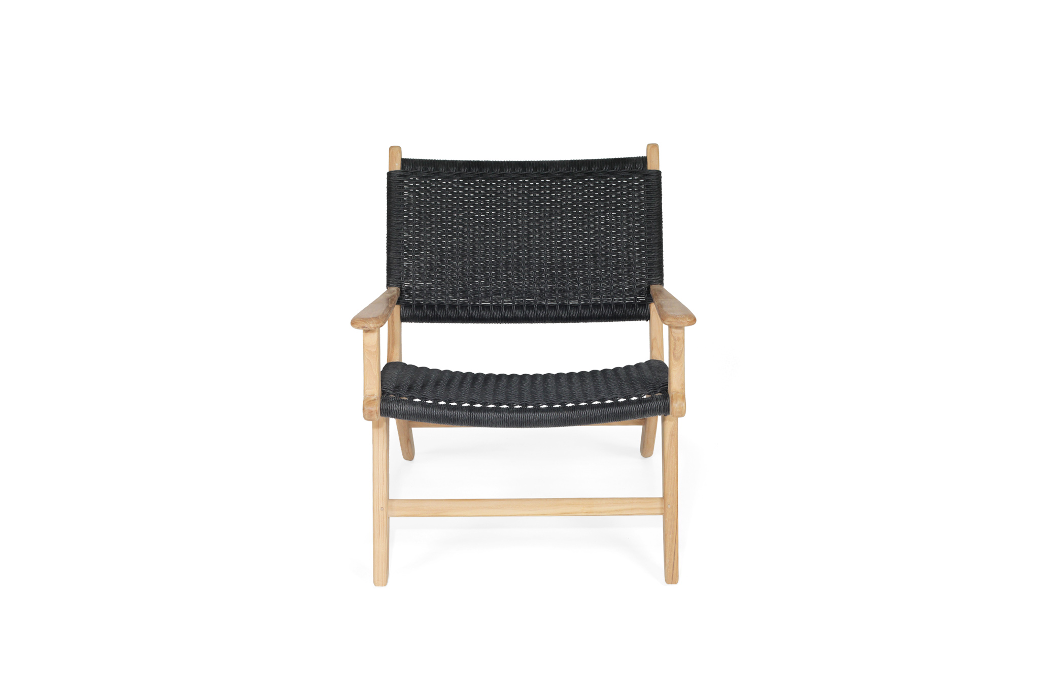 Zen Accent Arm Chair - Black (Close Weave) - Image 3