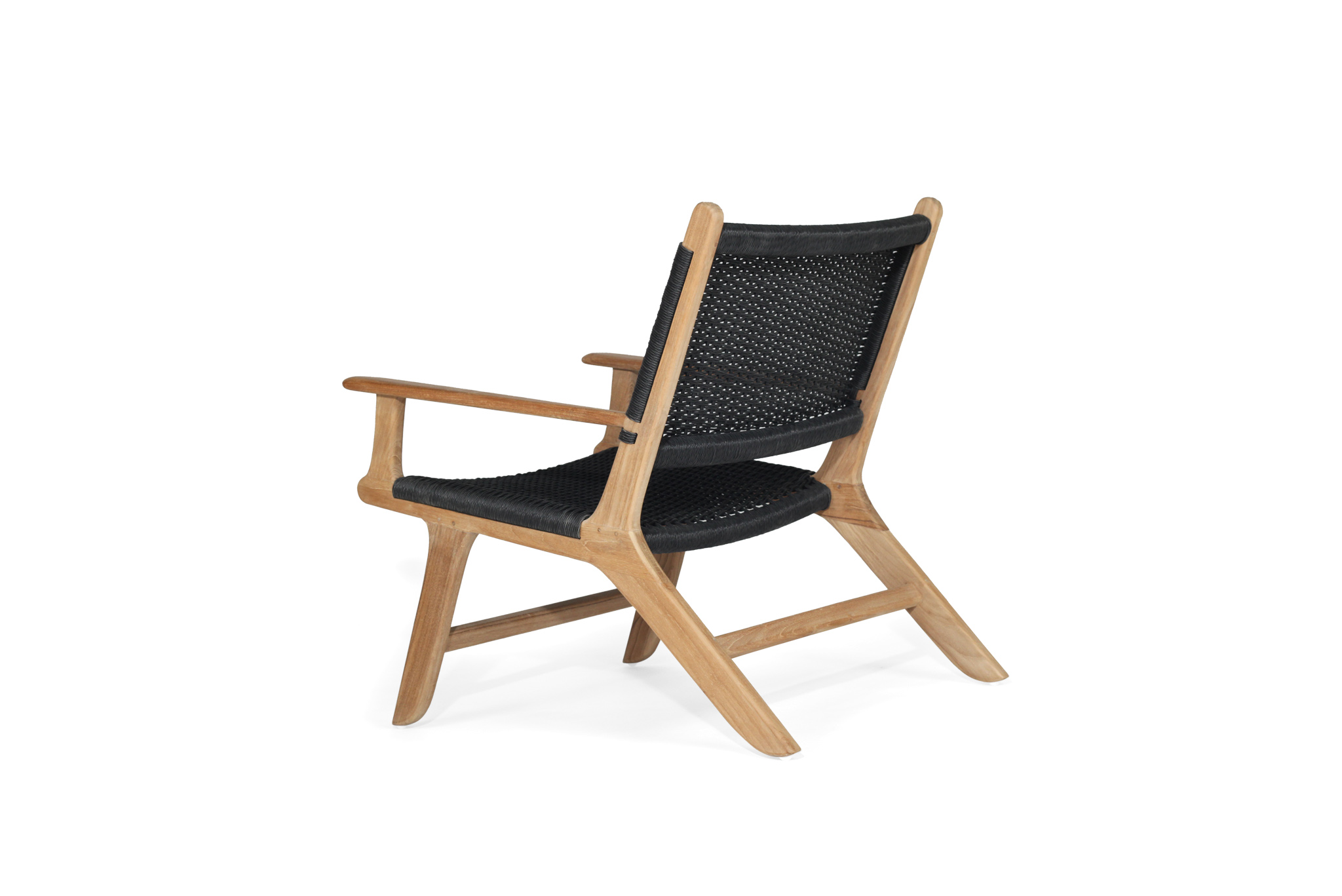 Zen Accent Arm Chair - Black (Close Weave) - Image 5