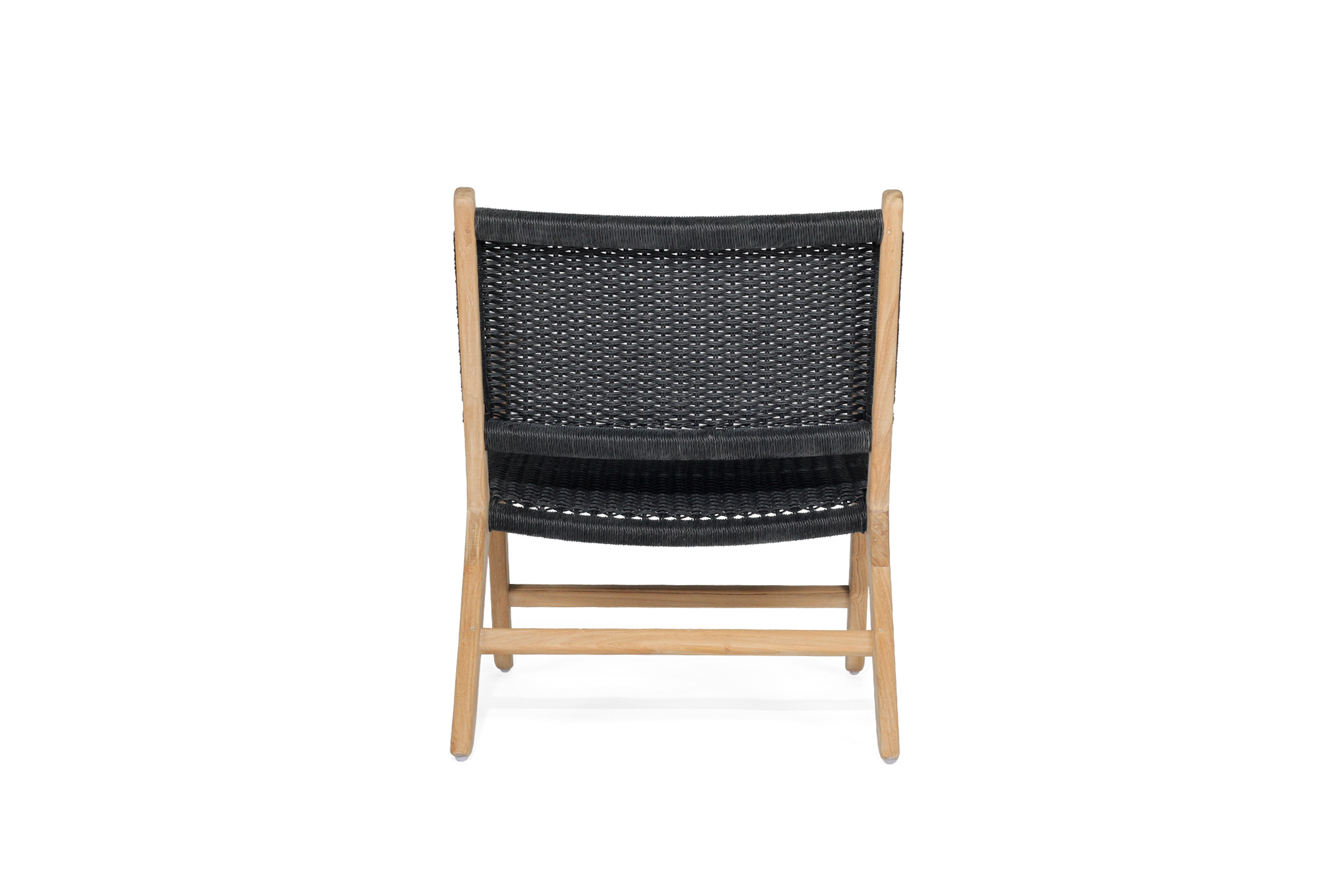 Zen Accent Arm Chair - Black (Close Weave) - Image 6