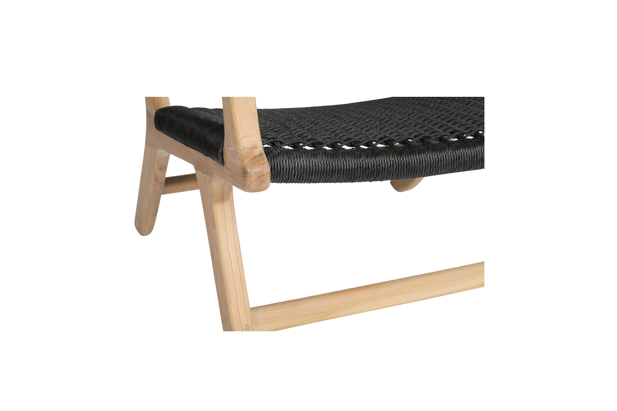 Zen Accent Arm Chair - Black (Close Weave) - Image 9