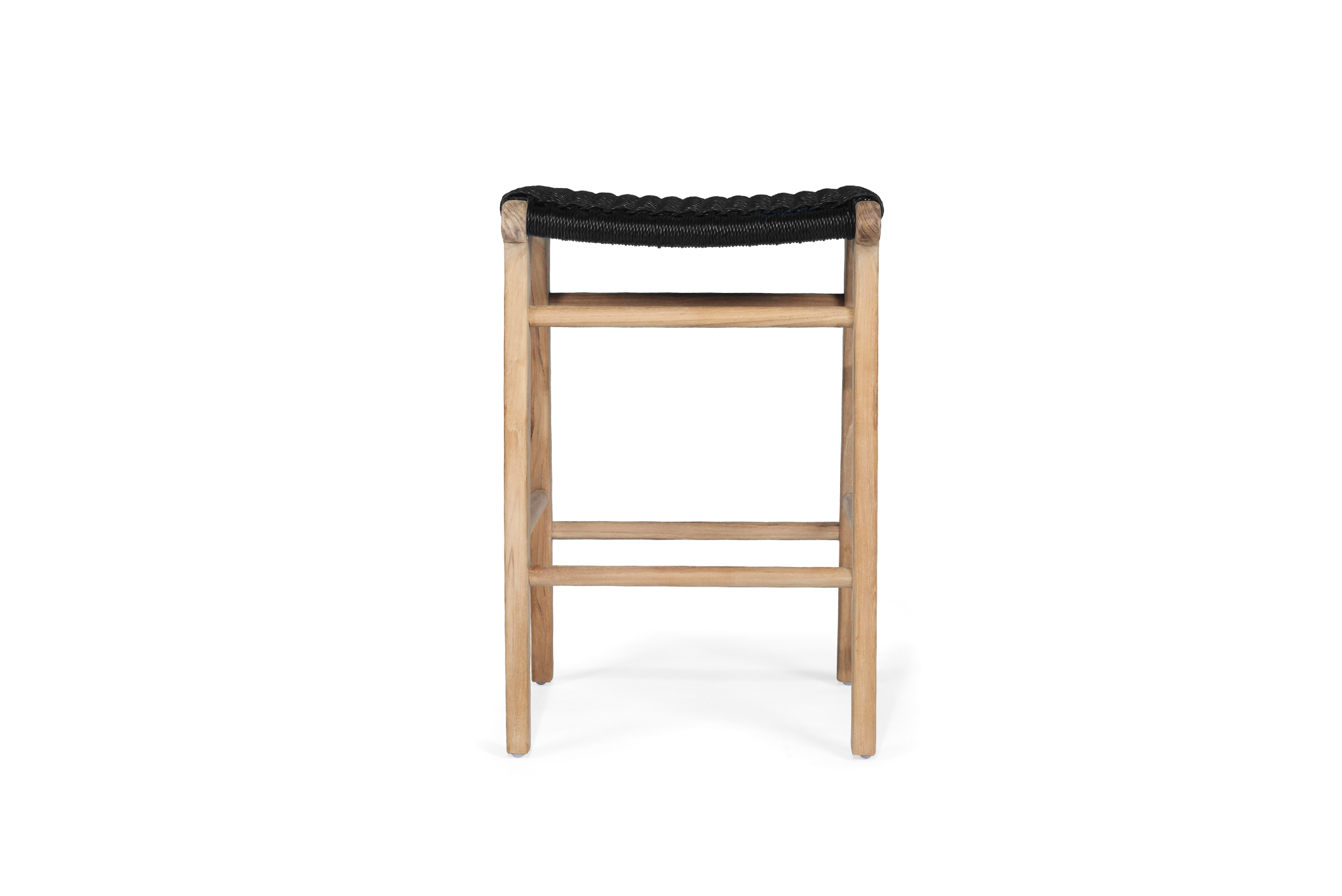 Zen Backless Counter Stool - Black (Close Weave)