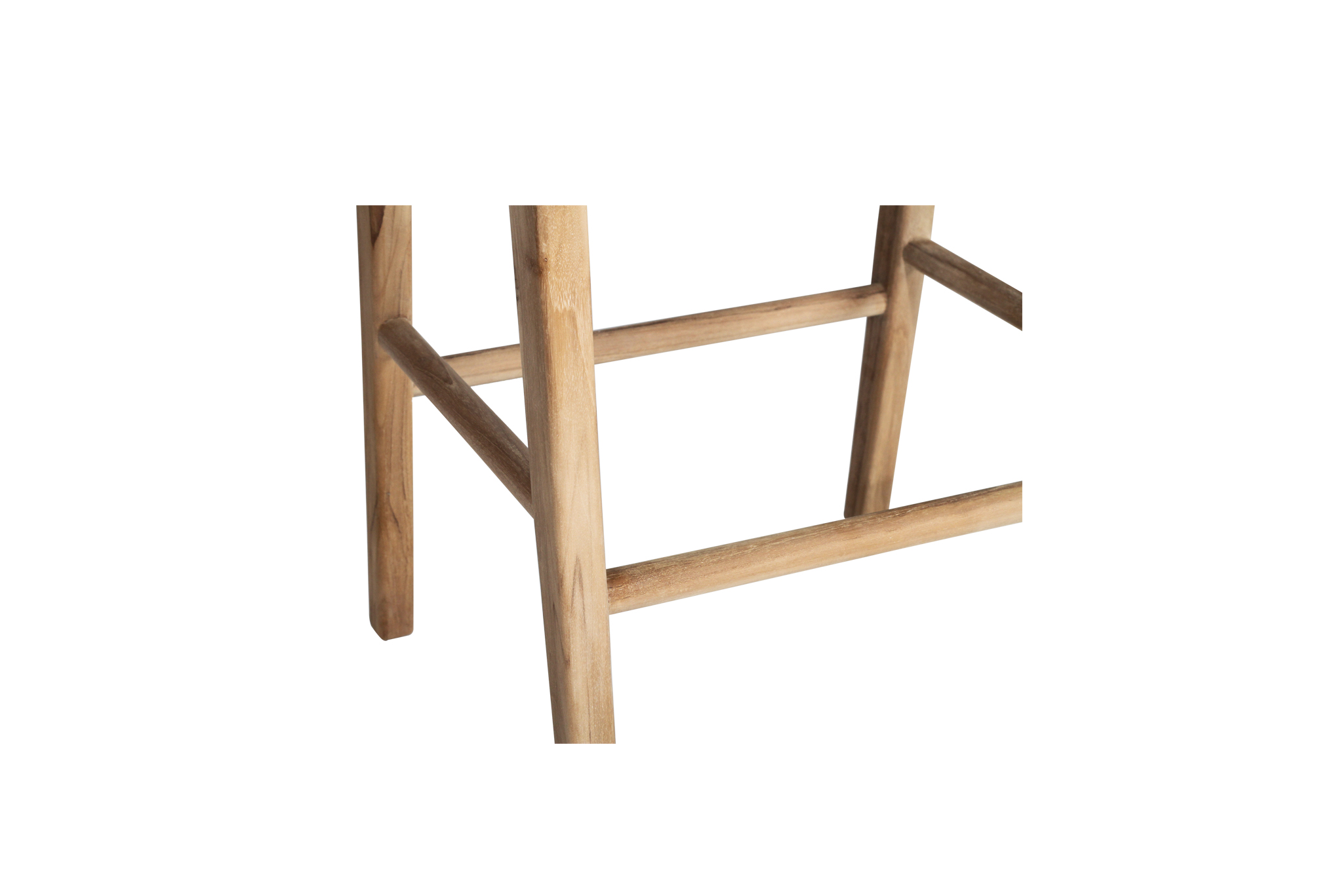 Zen Backless Counter Stool - Black (Close Weave) - Image 7