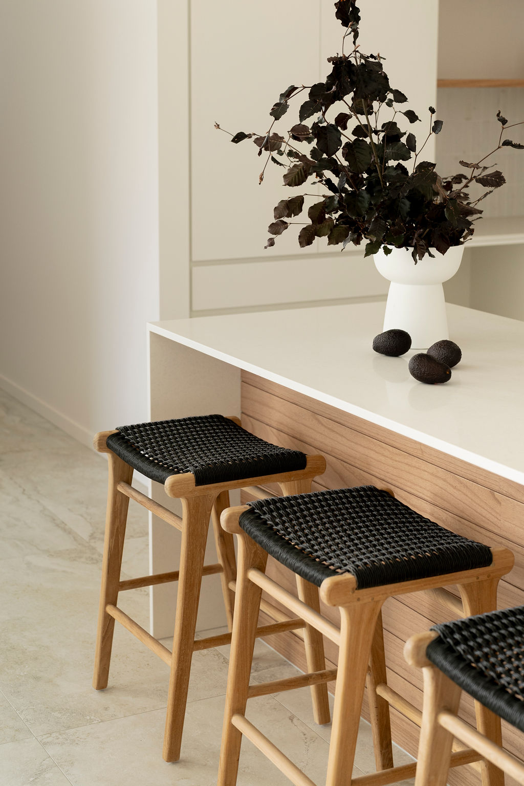 Zen Backless Counter Stool - Black (Close Weave) - Image 17