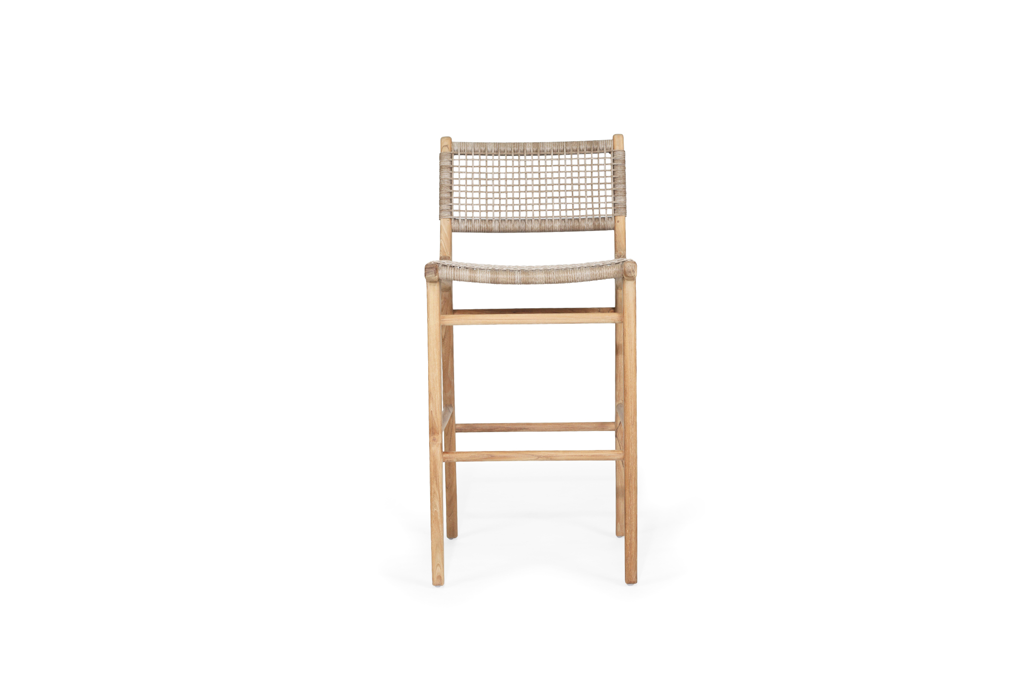 Zen Bar Stool - Washed Grey - Image 3