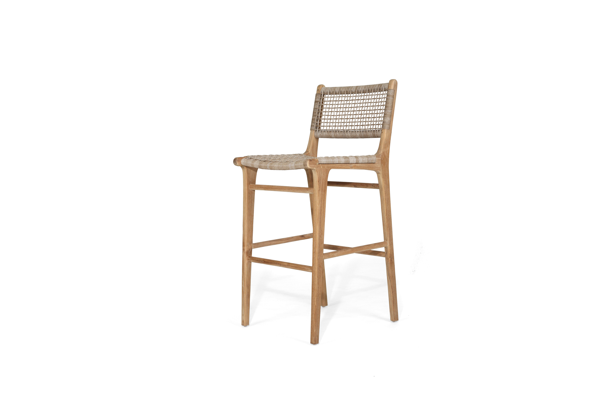 Zen Bar Stool - Washed Grey