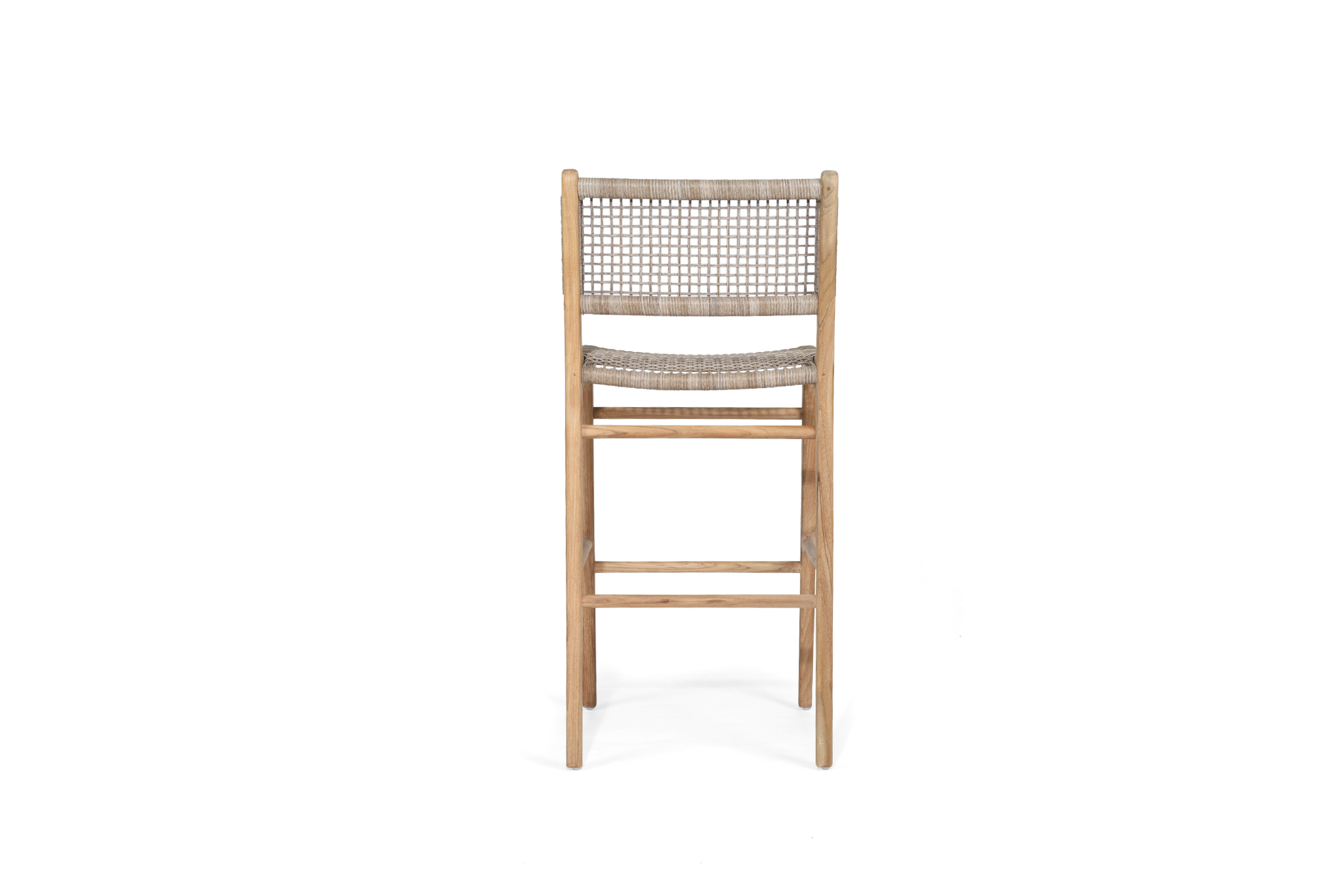 Zen Bar Stool - Washed Grey - Image 6