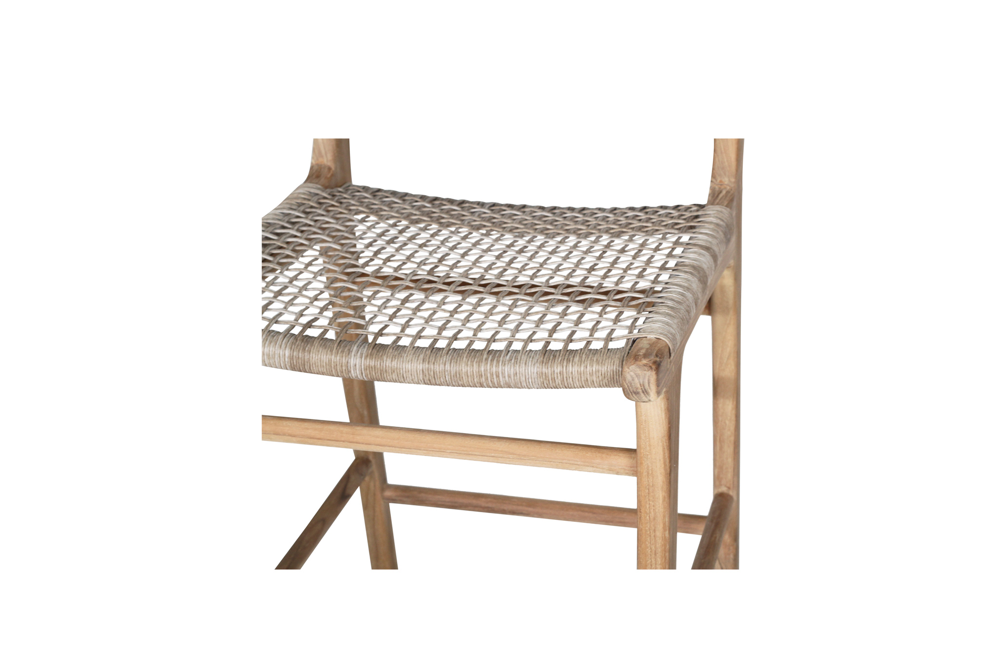 Zen Bar Stool - Washed Grey - Image 7