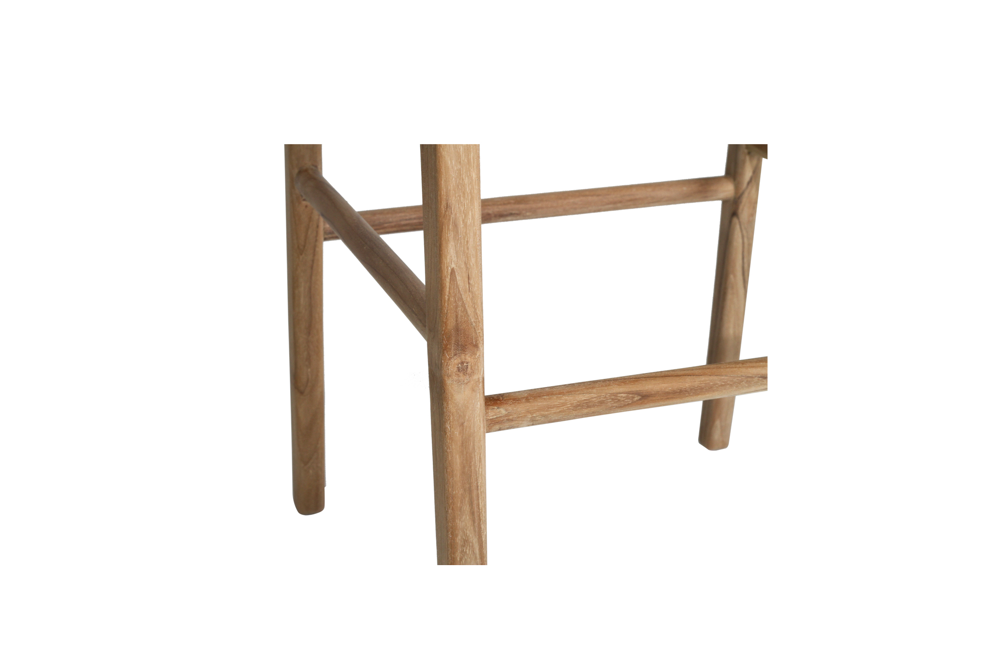 Zen Bar Stool - Washed Grey - Image 9