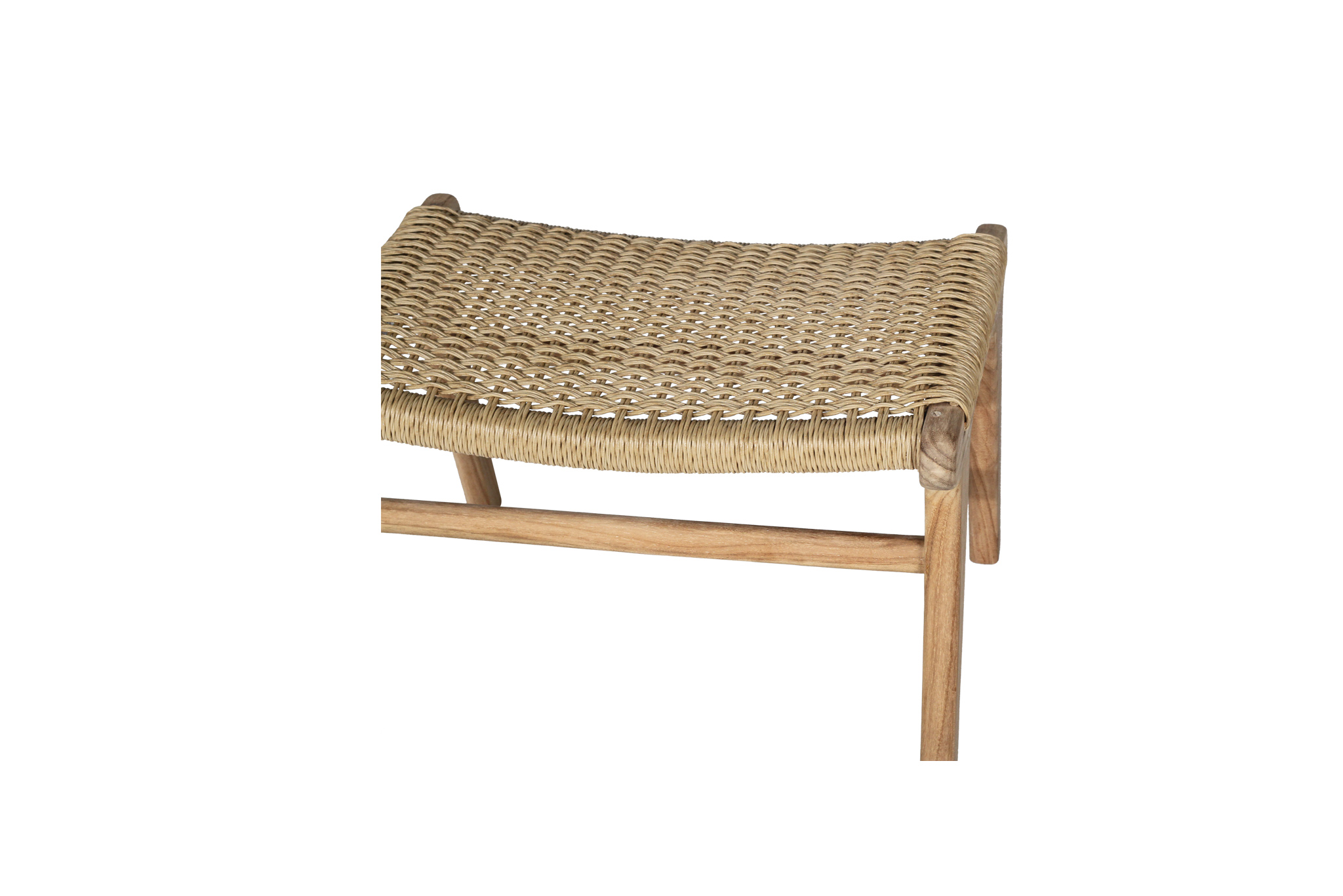Zen Lazy Chair Ottoman - Sand (Close Weave) - Image 5