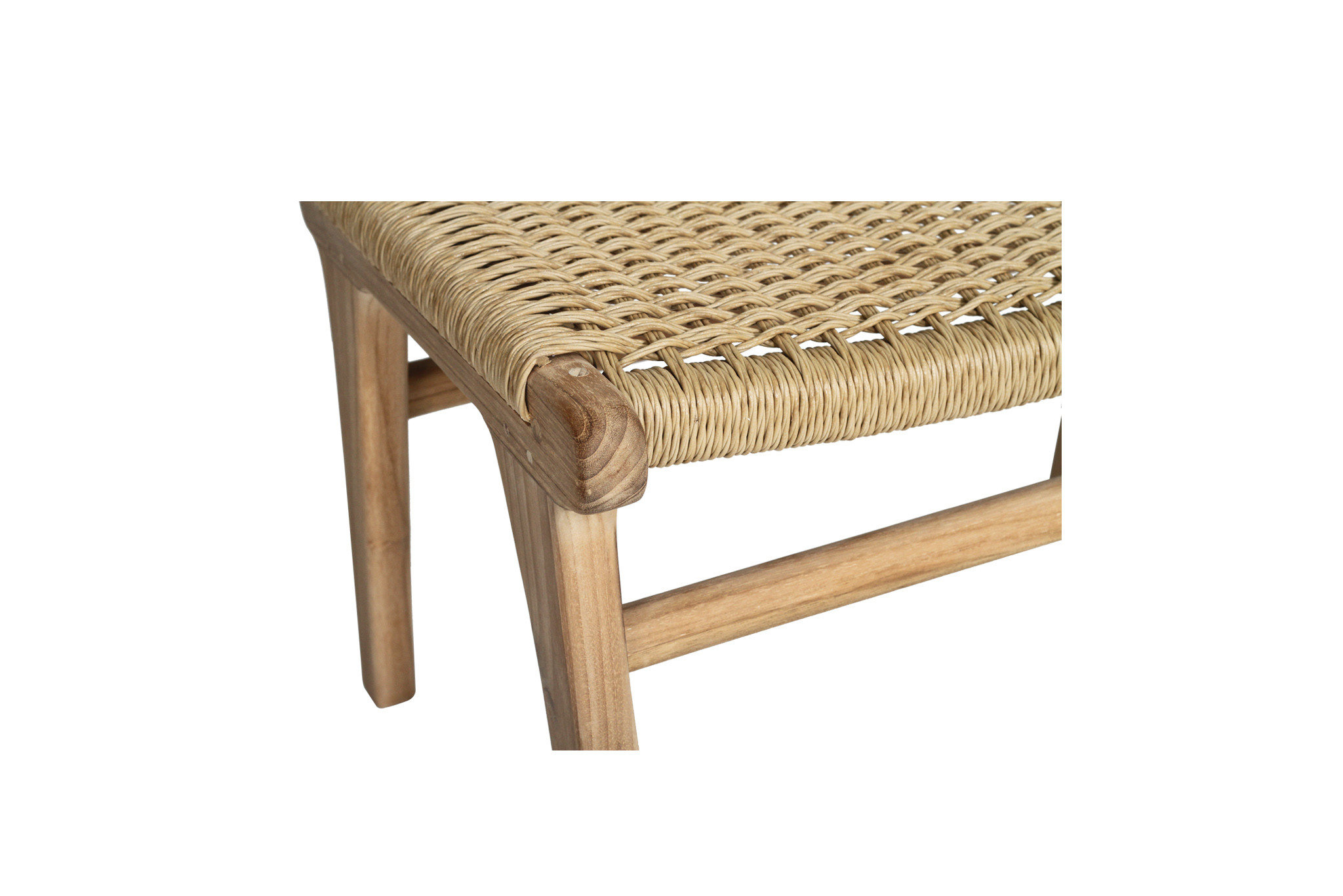Zen Lazy Chair Ottoman - Sand (Close Weave) - Image 6