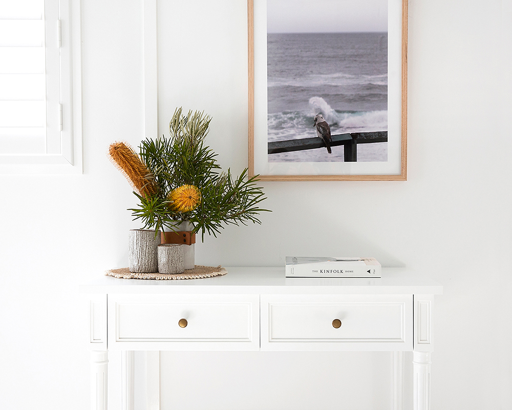 Hamilton Cane Console Table - White - 100cm - Image 5