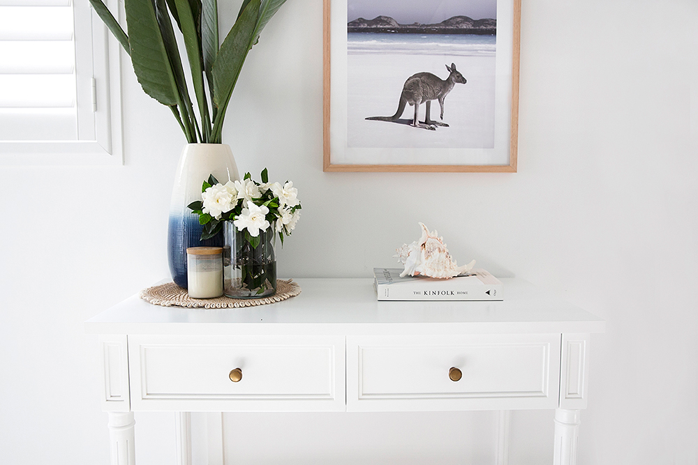 Hamilton Cane Console Table - White - 100cm - Image 7