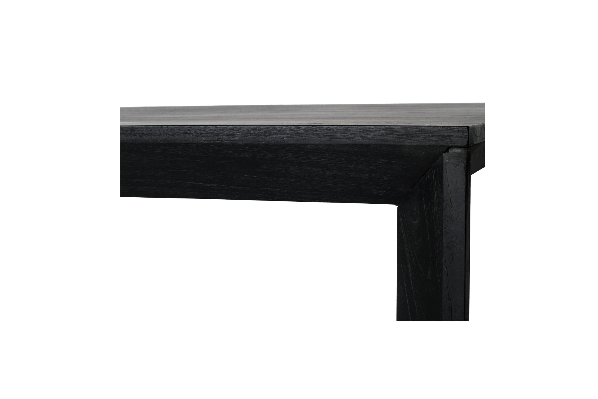 Otis Dining Table - 1.6m - Black - Image 8