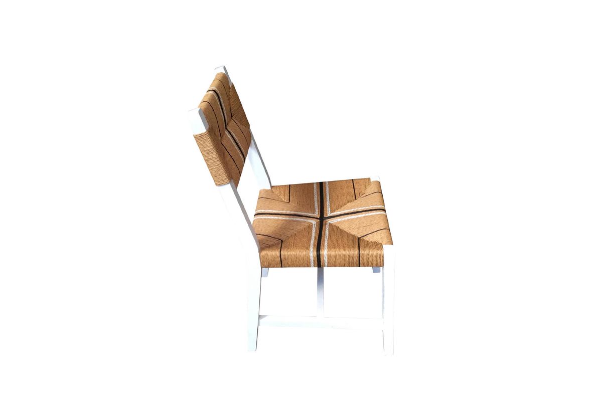 Sabai Woven Dining Chair - White - Image 2