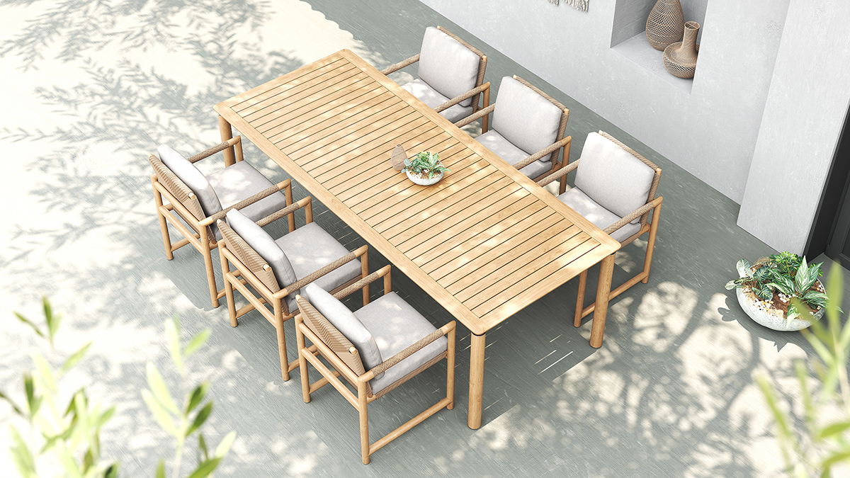 Esperance Outdoor Table - 2.4m - Image 2