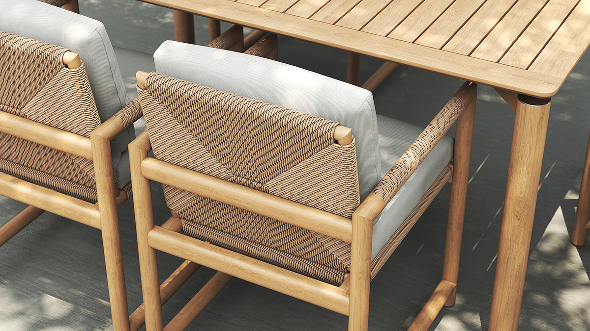 Esperance Outdoor Dining Armchair - Image 7