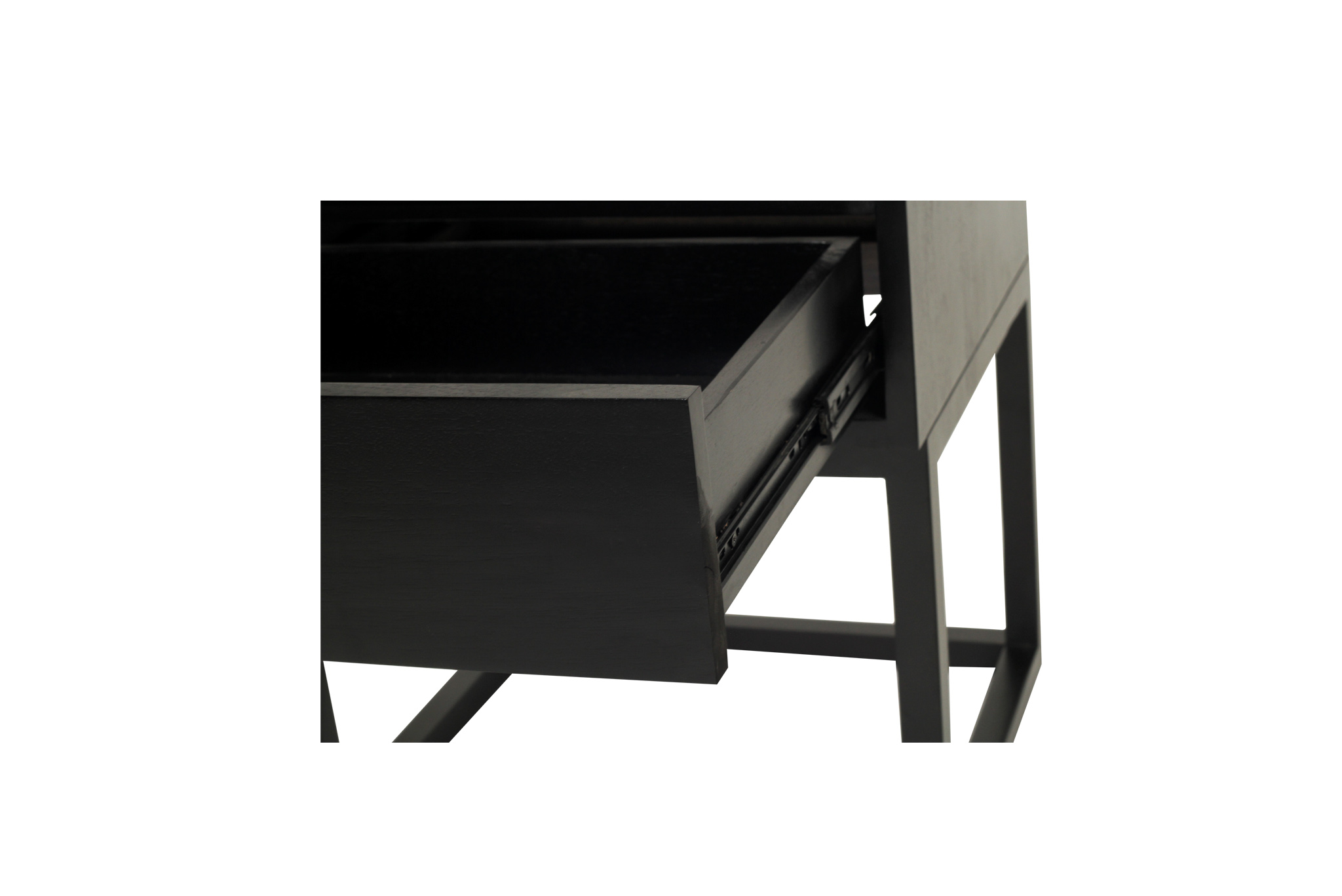 Flynn Bedside Table - Black - Image 4