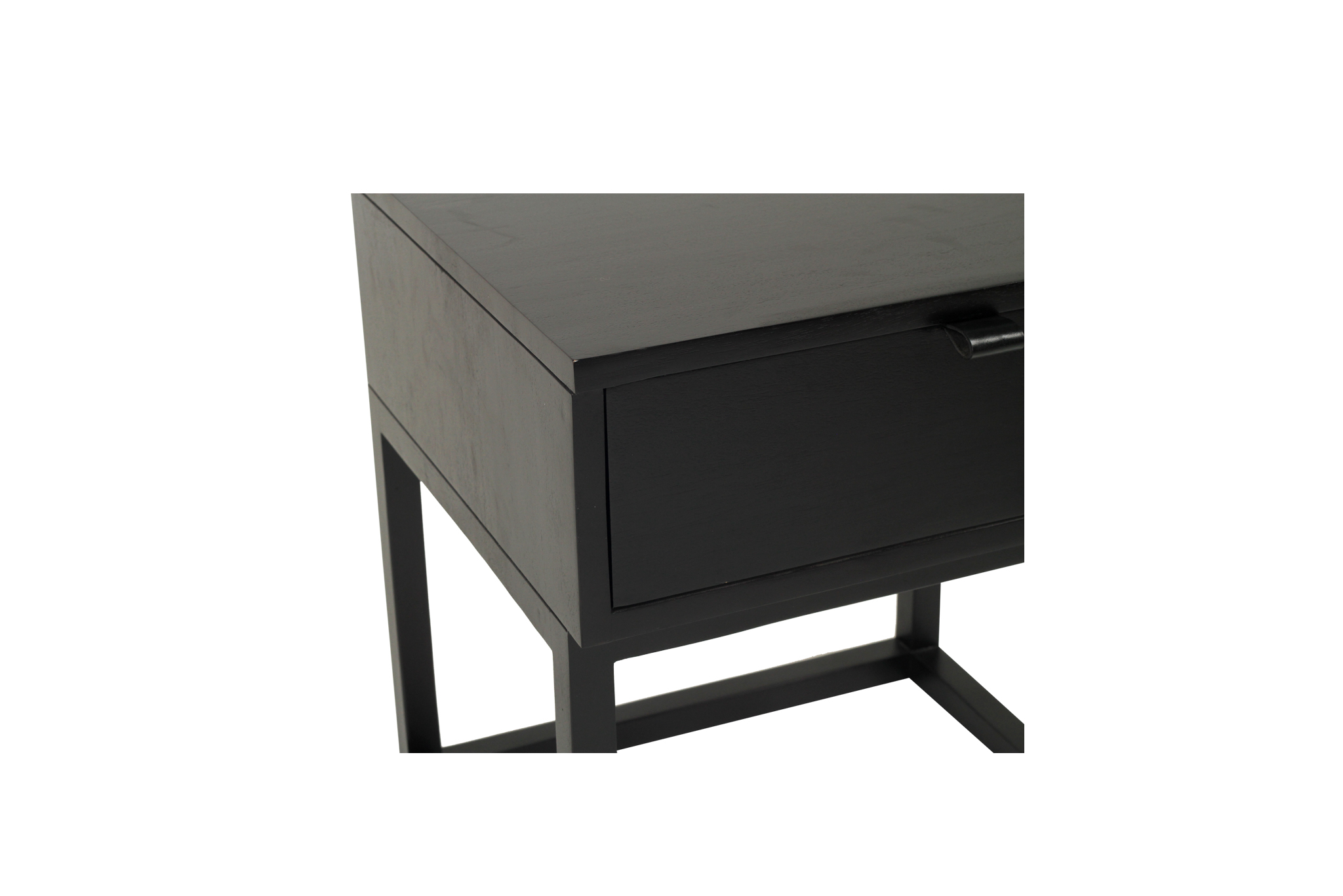 Flynn Bedside Table - Black - Image 3