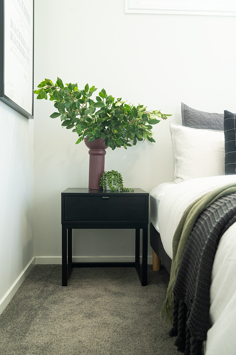 Flynn Bedside Table - Black - Image 2