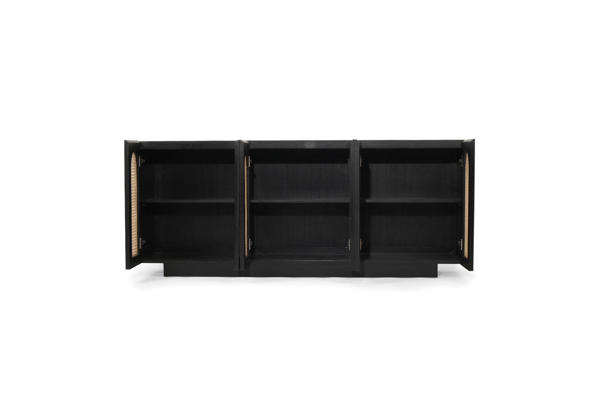 Ryan Six Door Sideboard - Black - Image 3