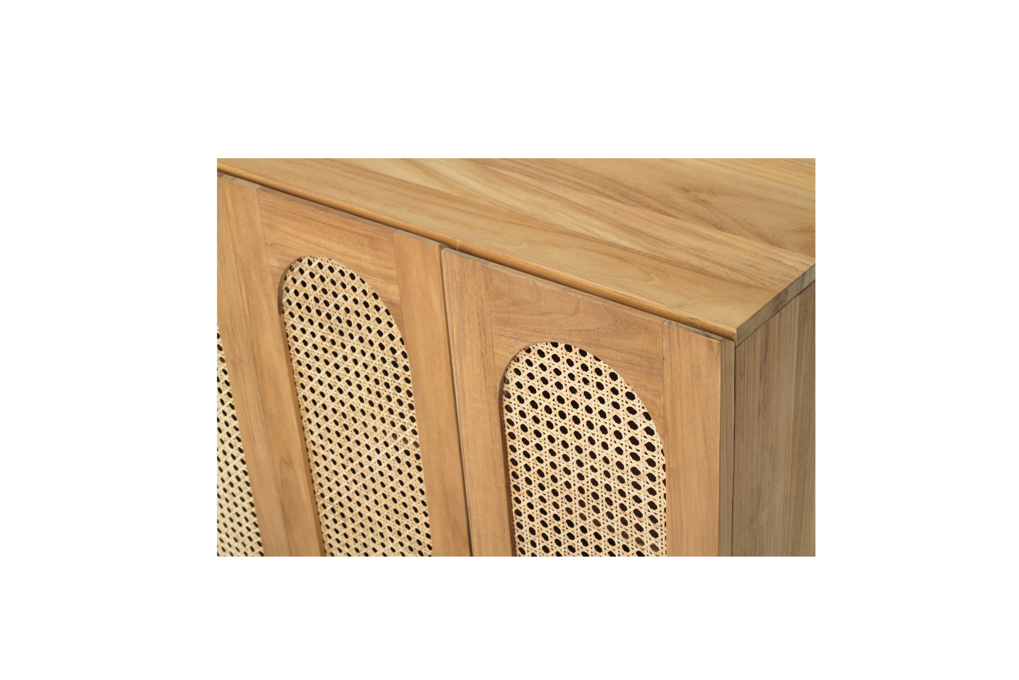 Ryan Six Door Sideboard - Natural - Image 11