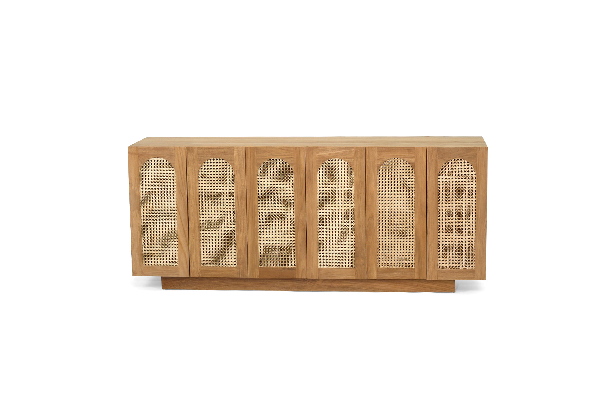 Ryan Six Door Sideboard - Natural - Image 3