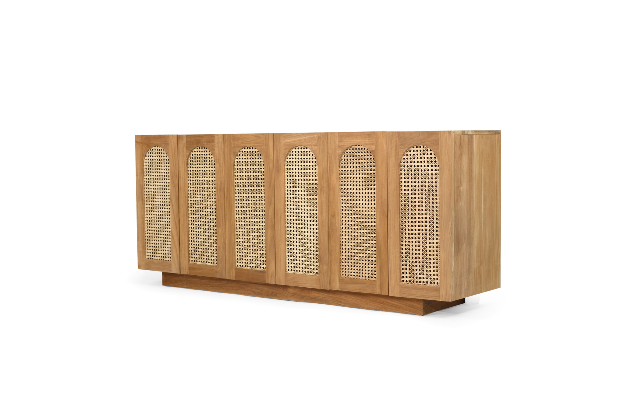Ryan Six Door Sideboard - Natural - Image 4