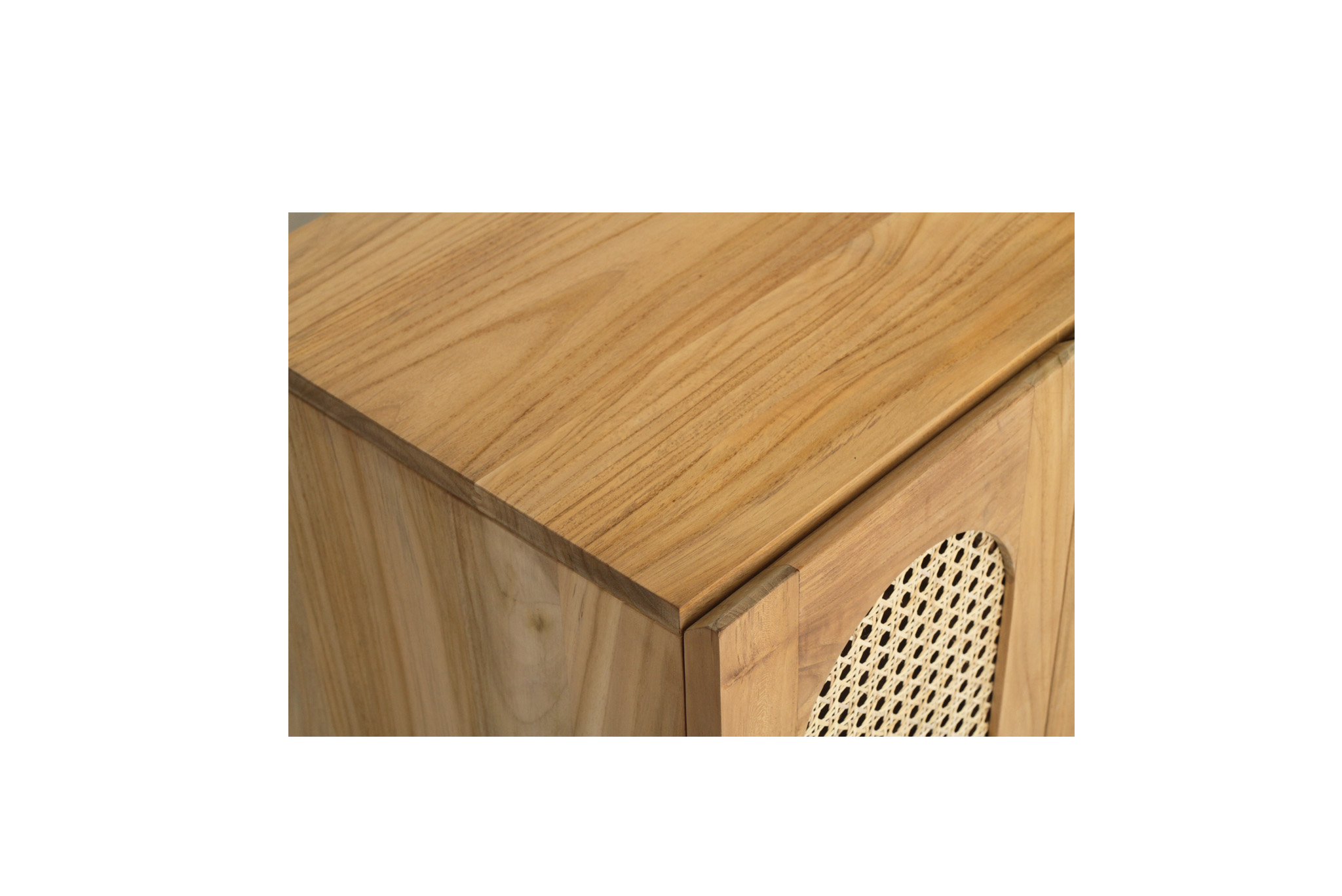 Ryan Six Door Sideboard - Natural - Image 9