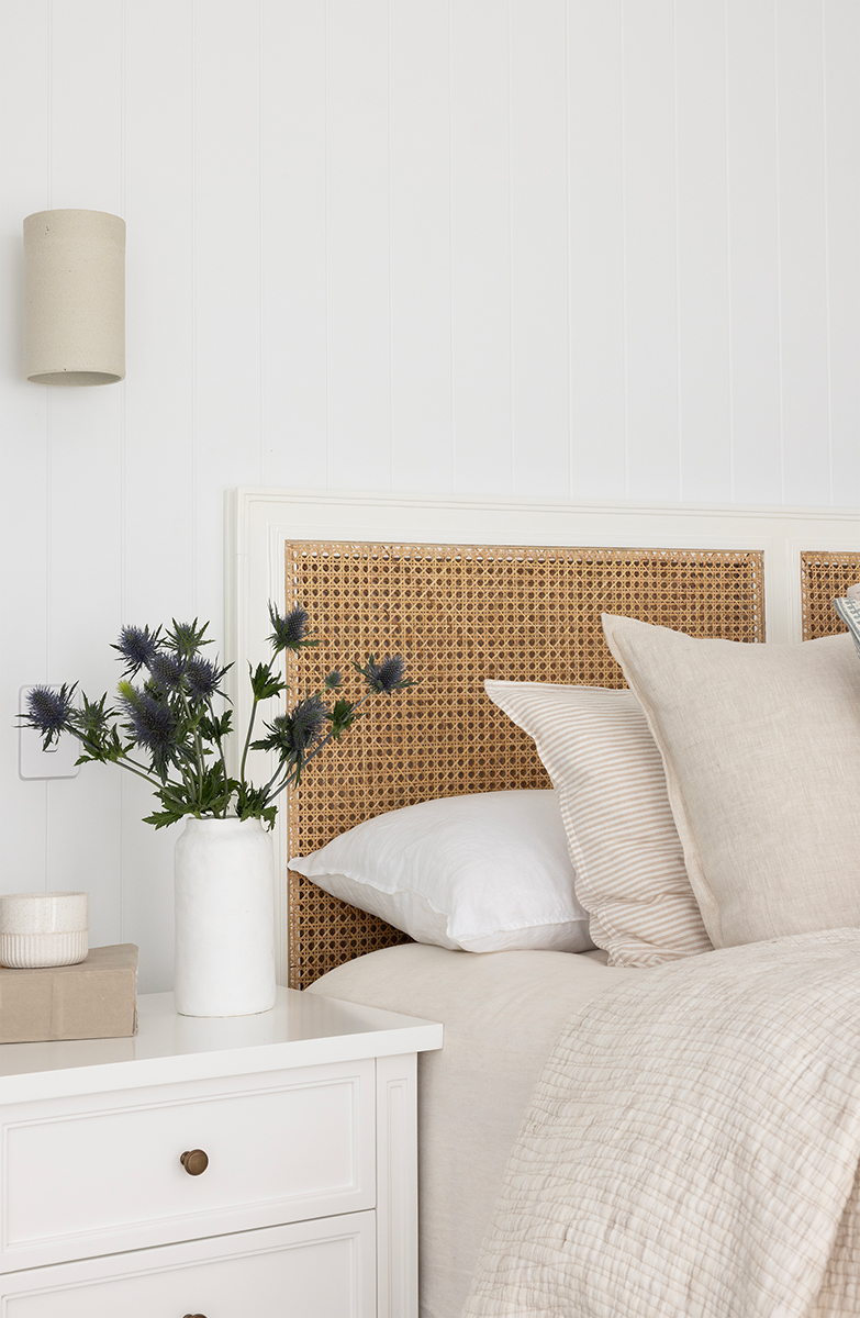 Hamilton Cane Bedhead - Queen Size - White - Image 10