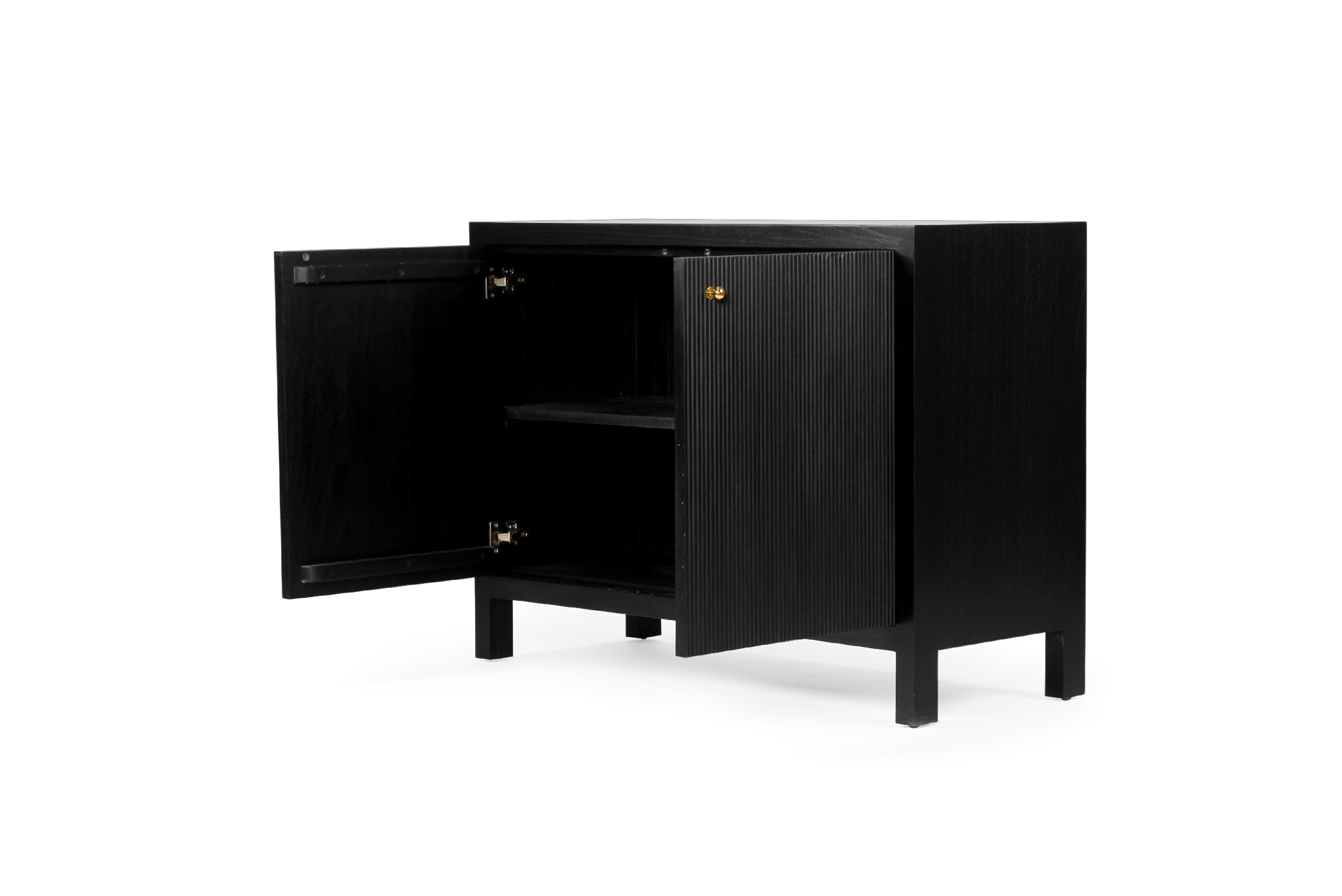 Audrey 2 Door Sideboard - Black - Image 5