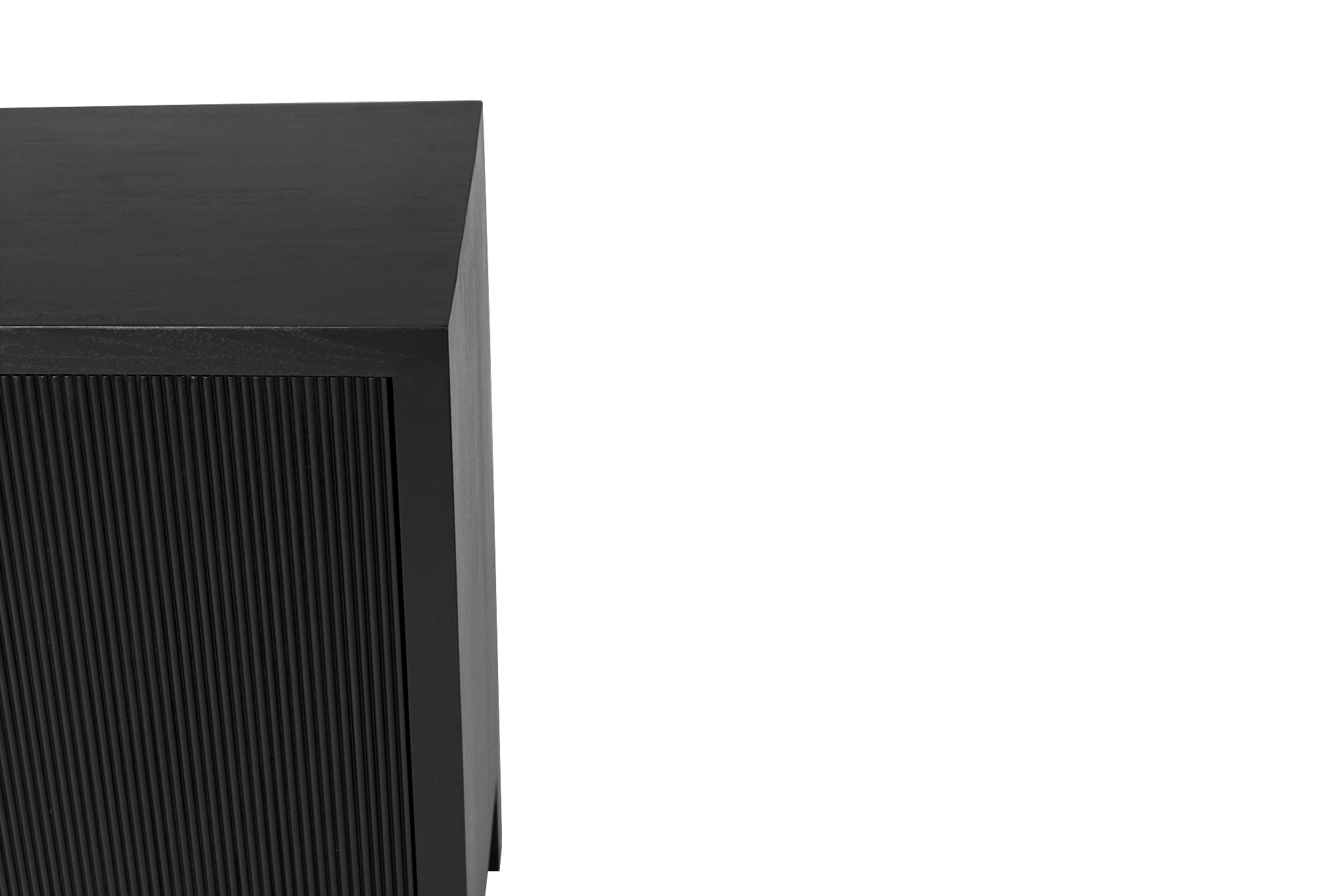 Audrey 2 Door Sideboard - Black - Image 7