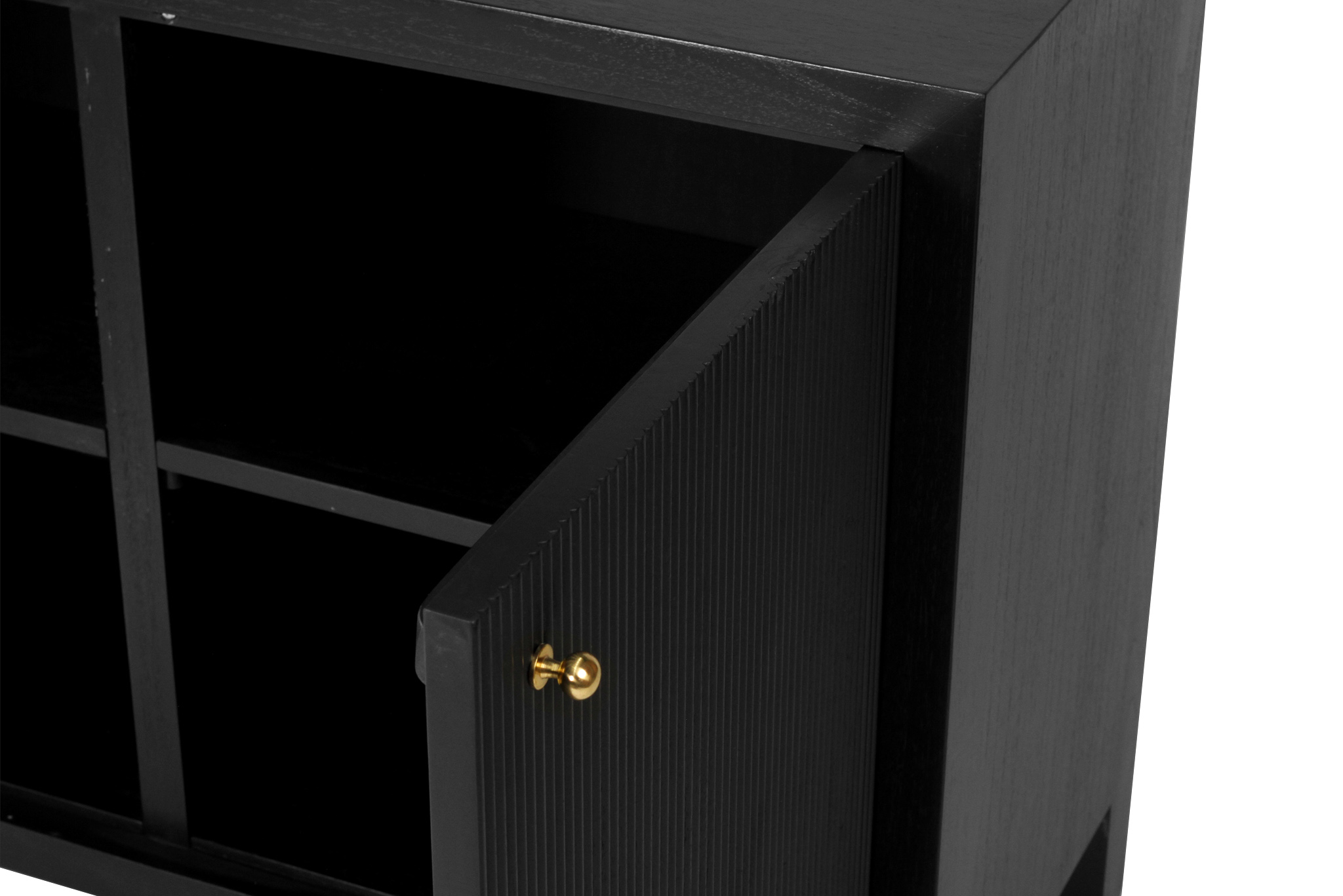 Audrey 2 Door Sideboard - Black - Image 9