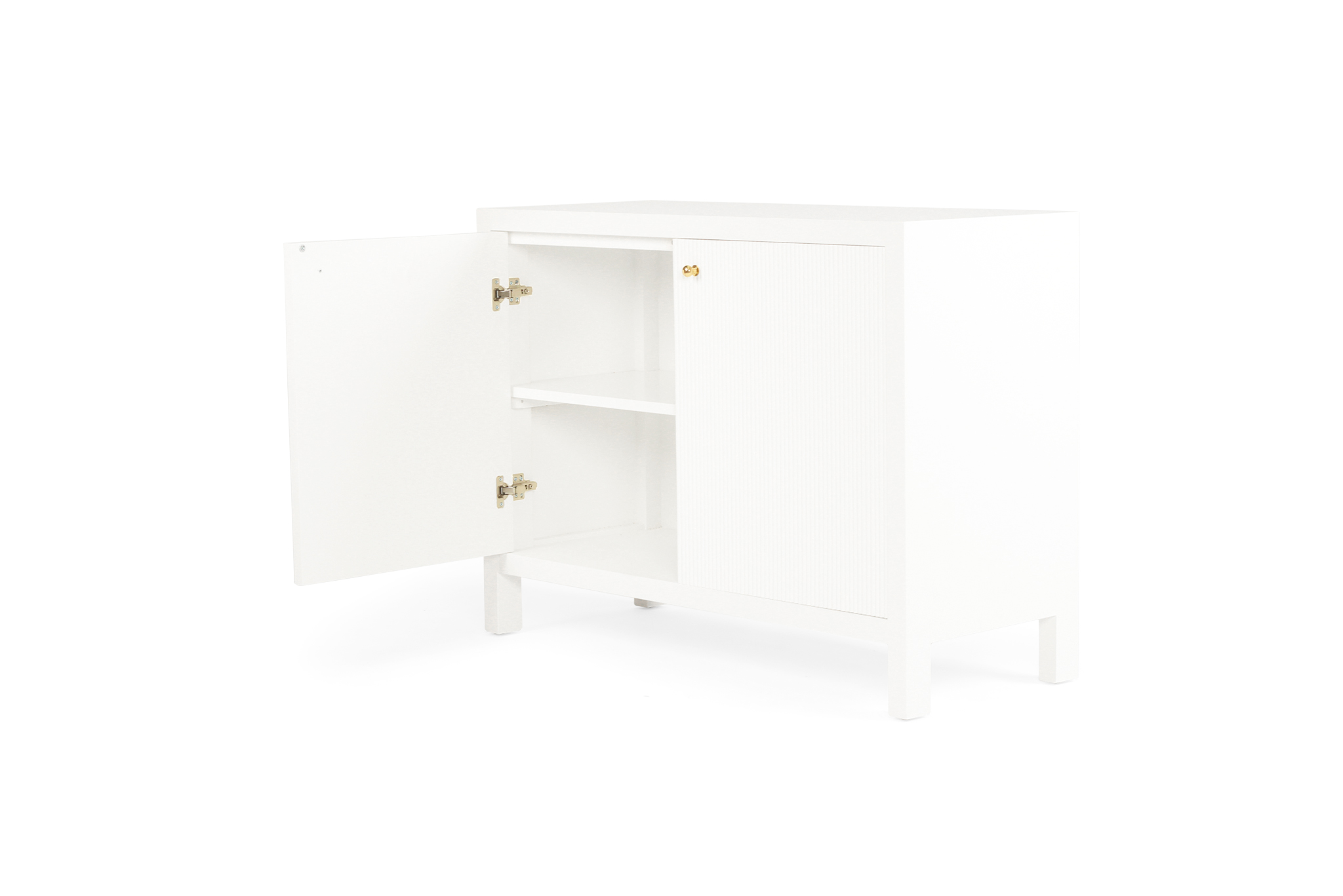 Audrey 2 Door Sideboard - White - Image 7