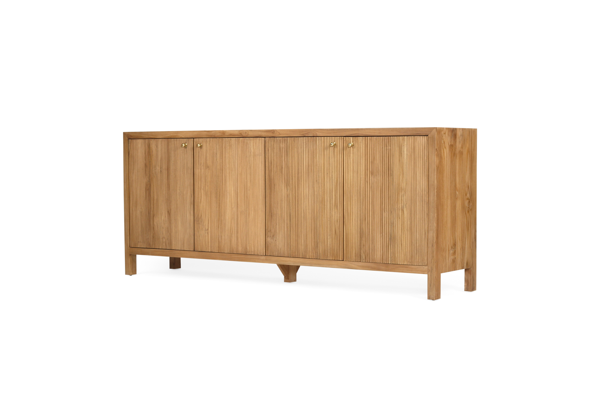 Audrey 4 Door Sideboard - Natural - Image 4