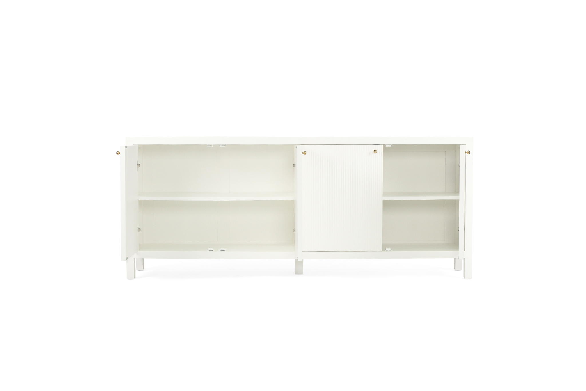 Audrey 4 Door Sideboard - White - Image 4