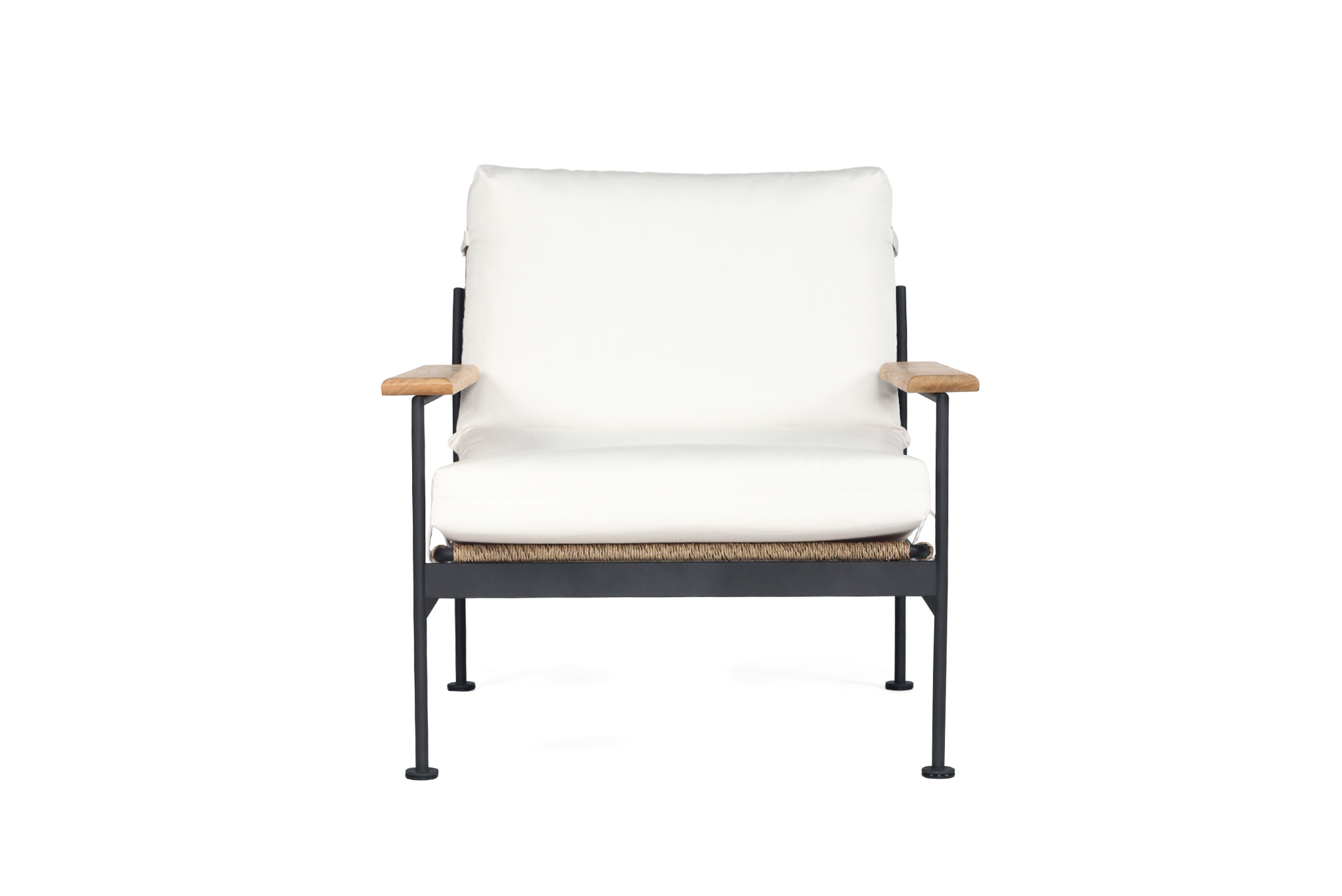 Bryce Outdoor 1 Seater Sofa - Asteroid Black - Image 3