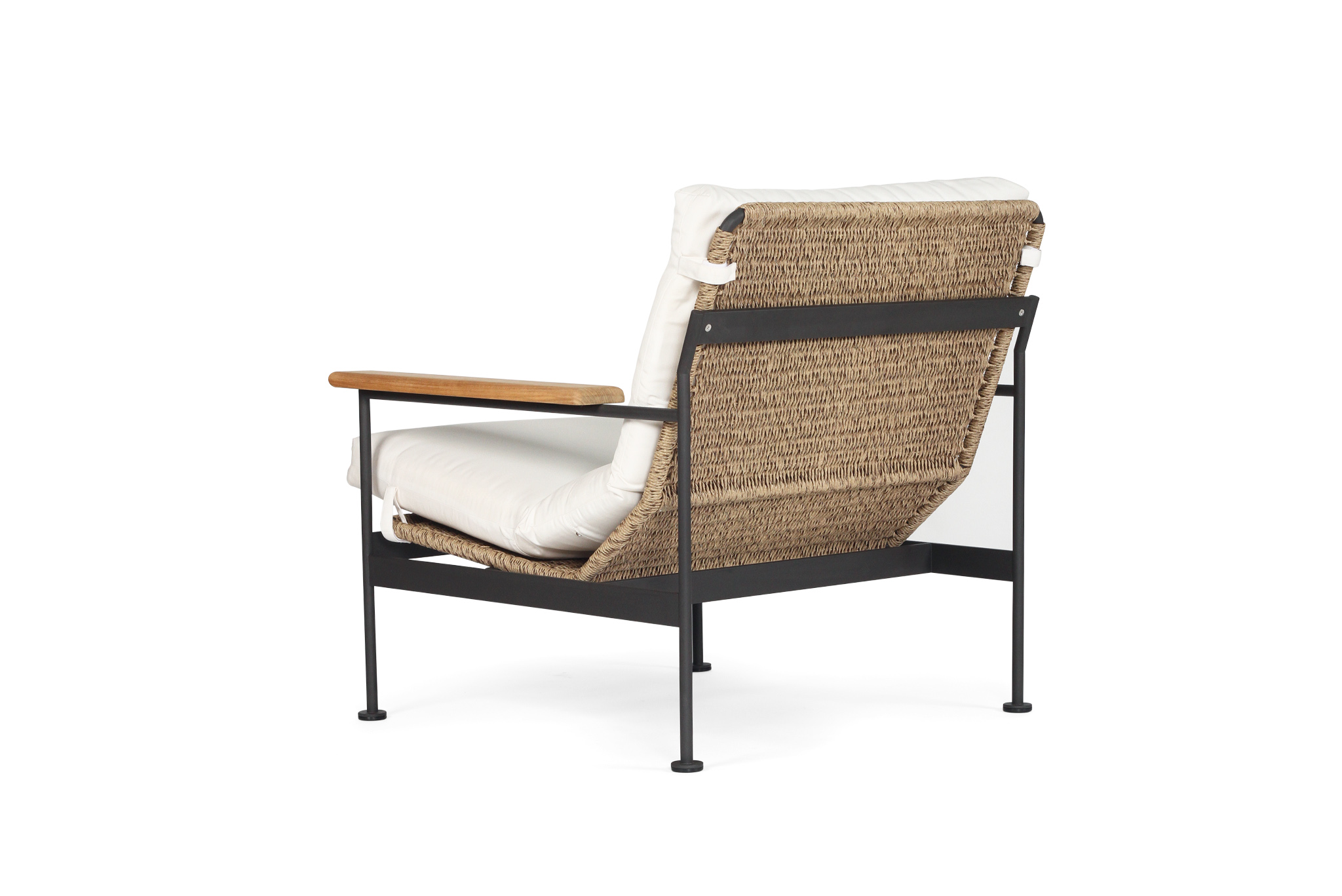 Bryce Outdoor 1 Seater Sofa - Asteroid Black - Image 6
