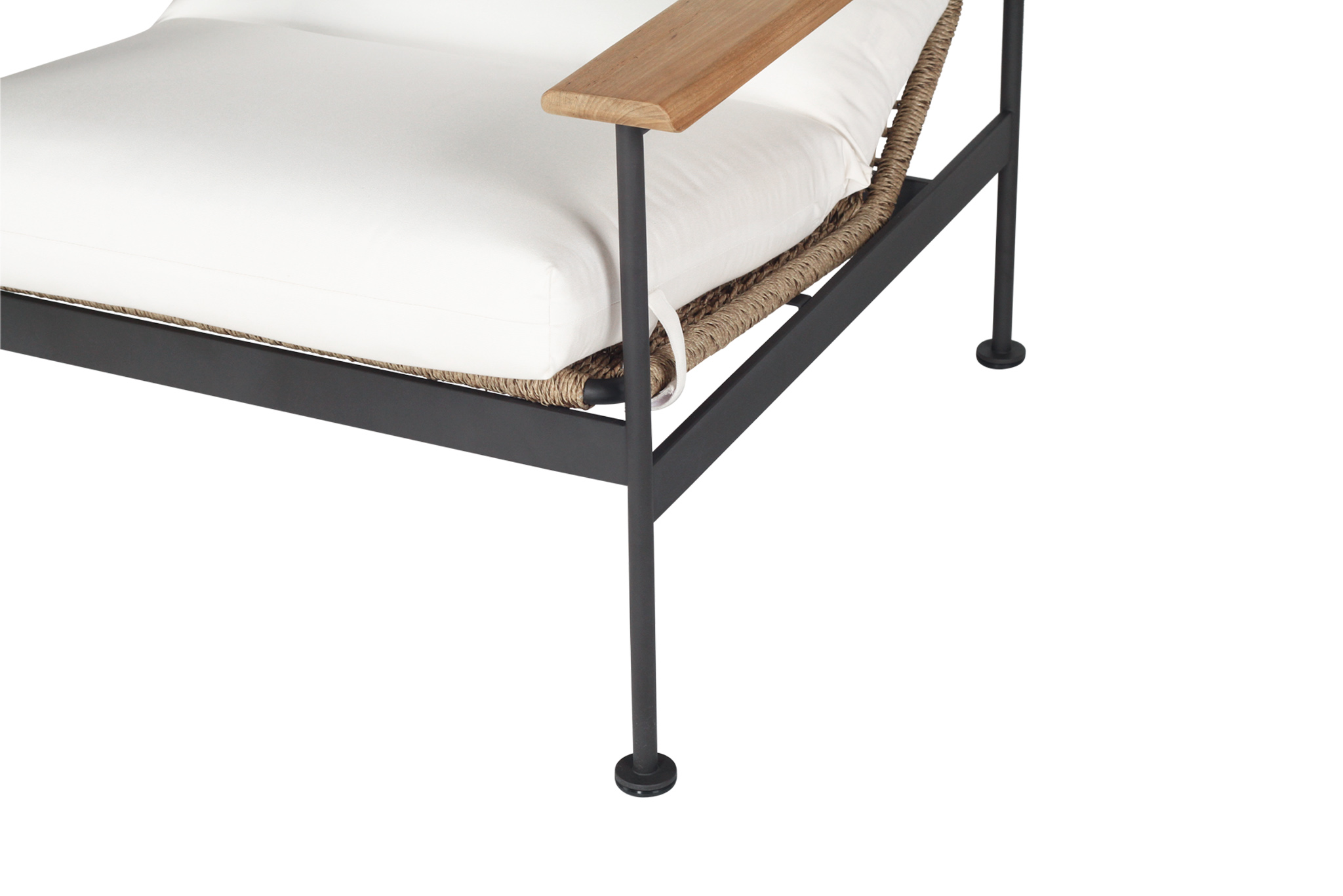 Bryce Outdoor 1 Seater Sofa - Asteroid Black - Image 9