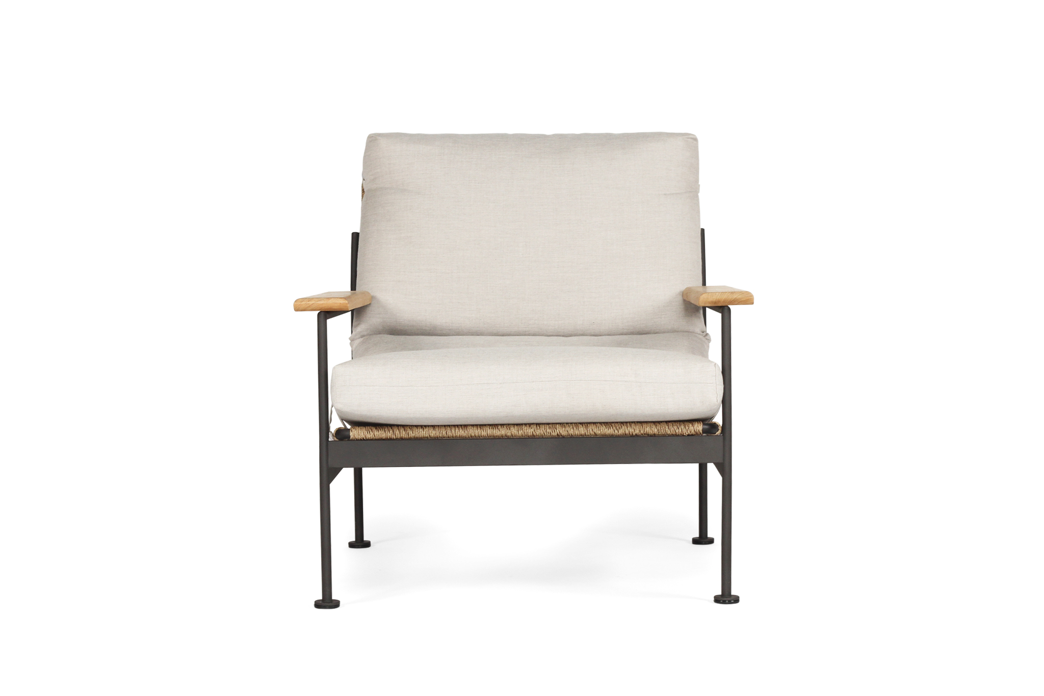 Bryce Outdoor 1 Seater Sofa - Asteroid Black - Image 10