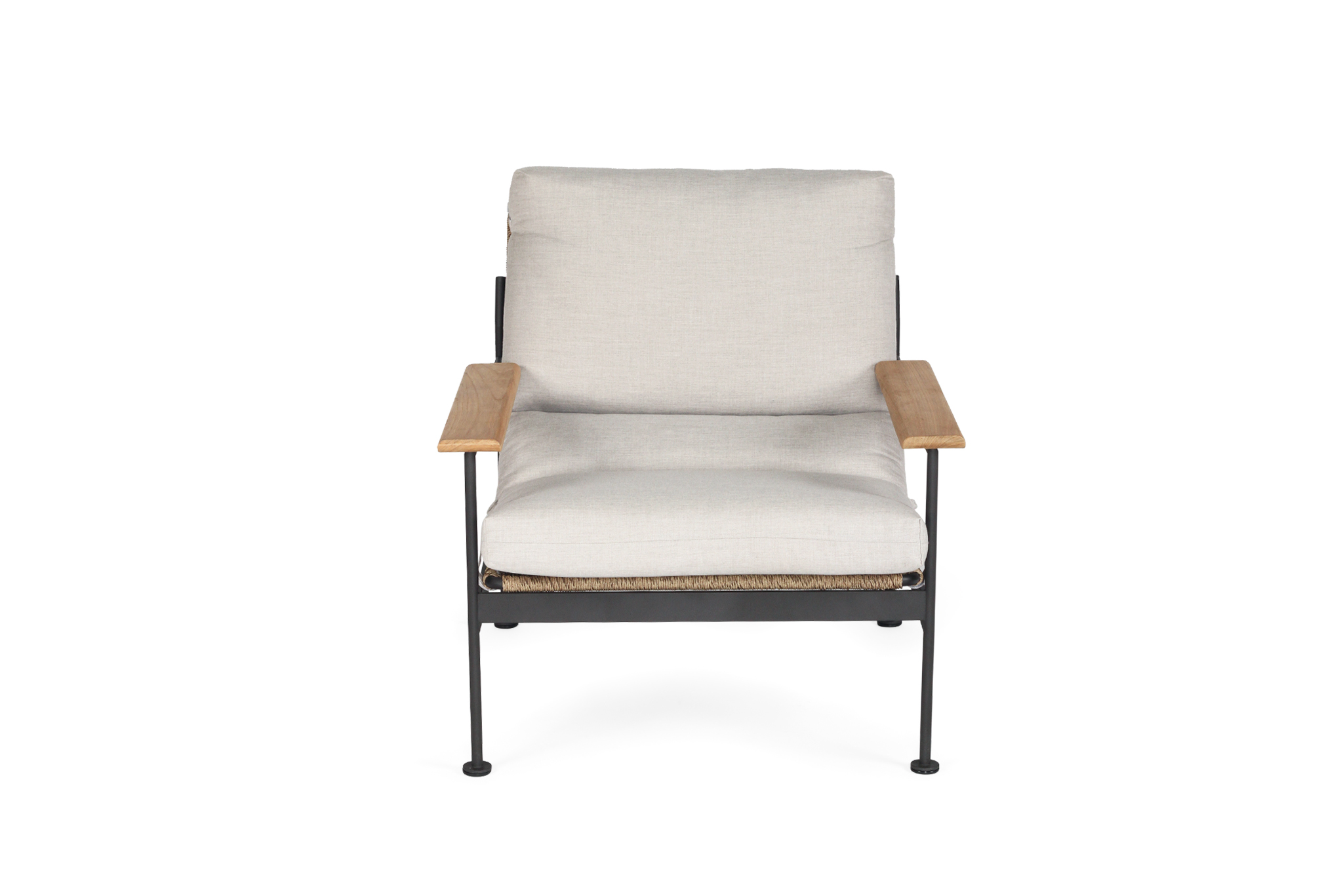 Bryce Outdoor 1 Seater Sofa - Asteroid Black - Image 11