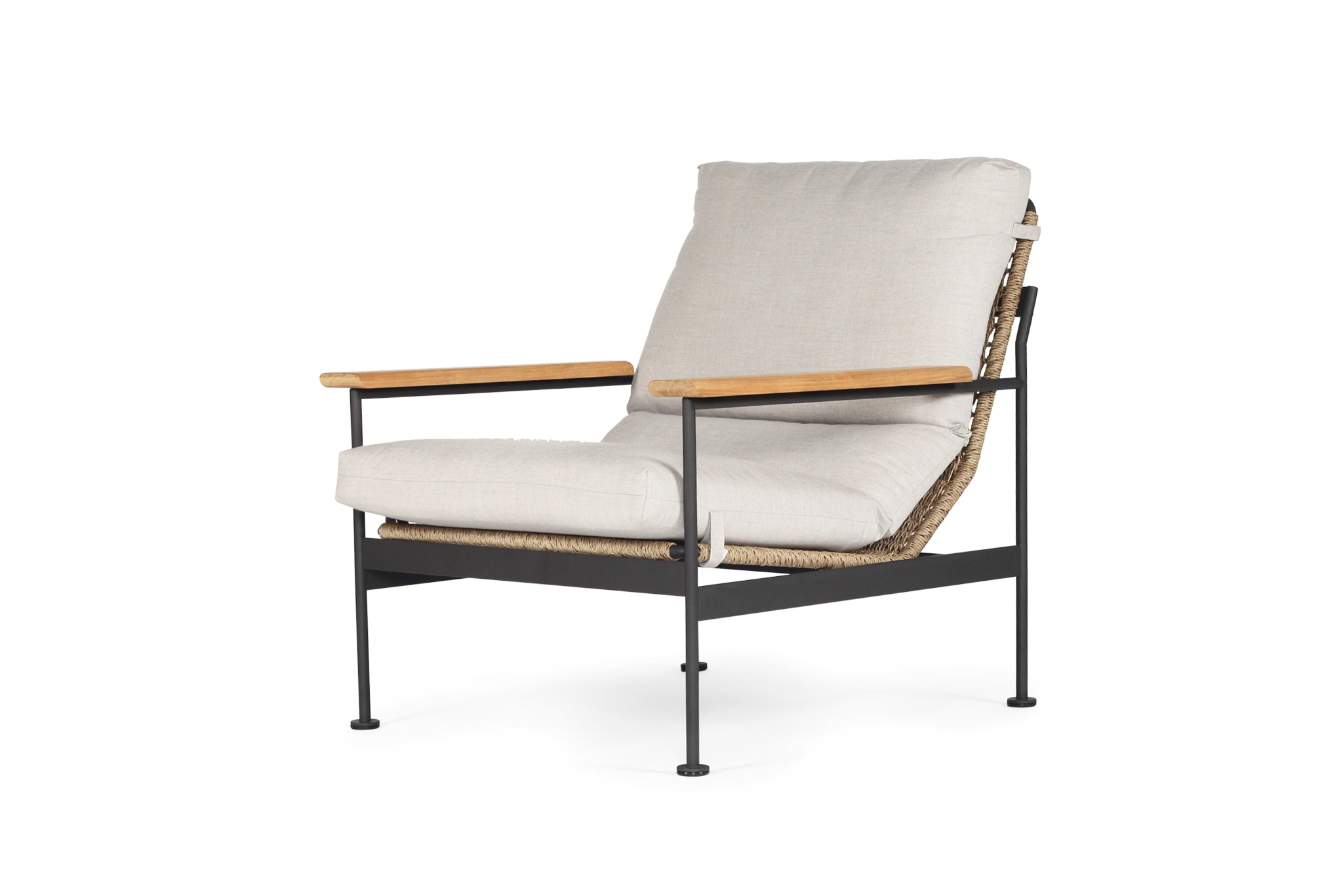 Bryce Outdoor 1 Seater Sofa - Asteroid Black - Image 12