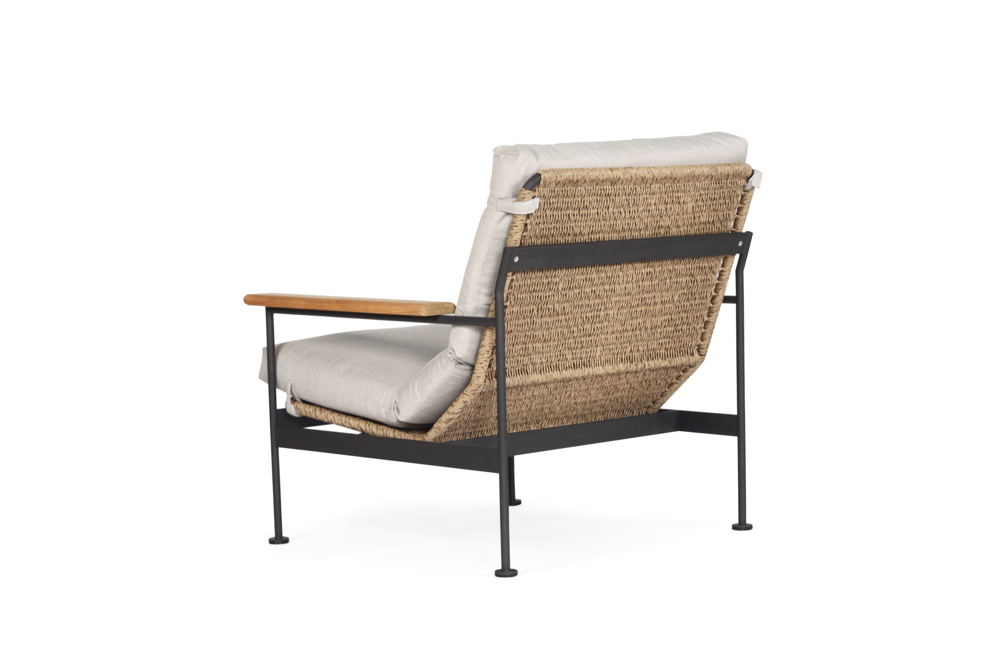 Bryce Outdoor 1 Seater Sofa - Asteroid Black - Image 14