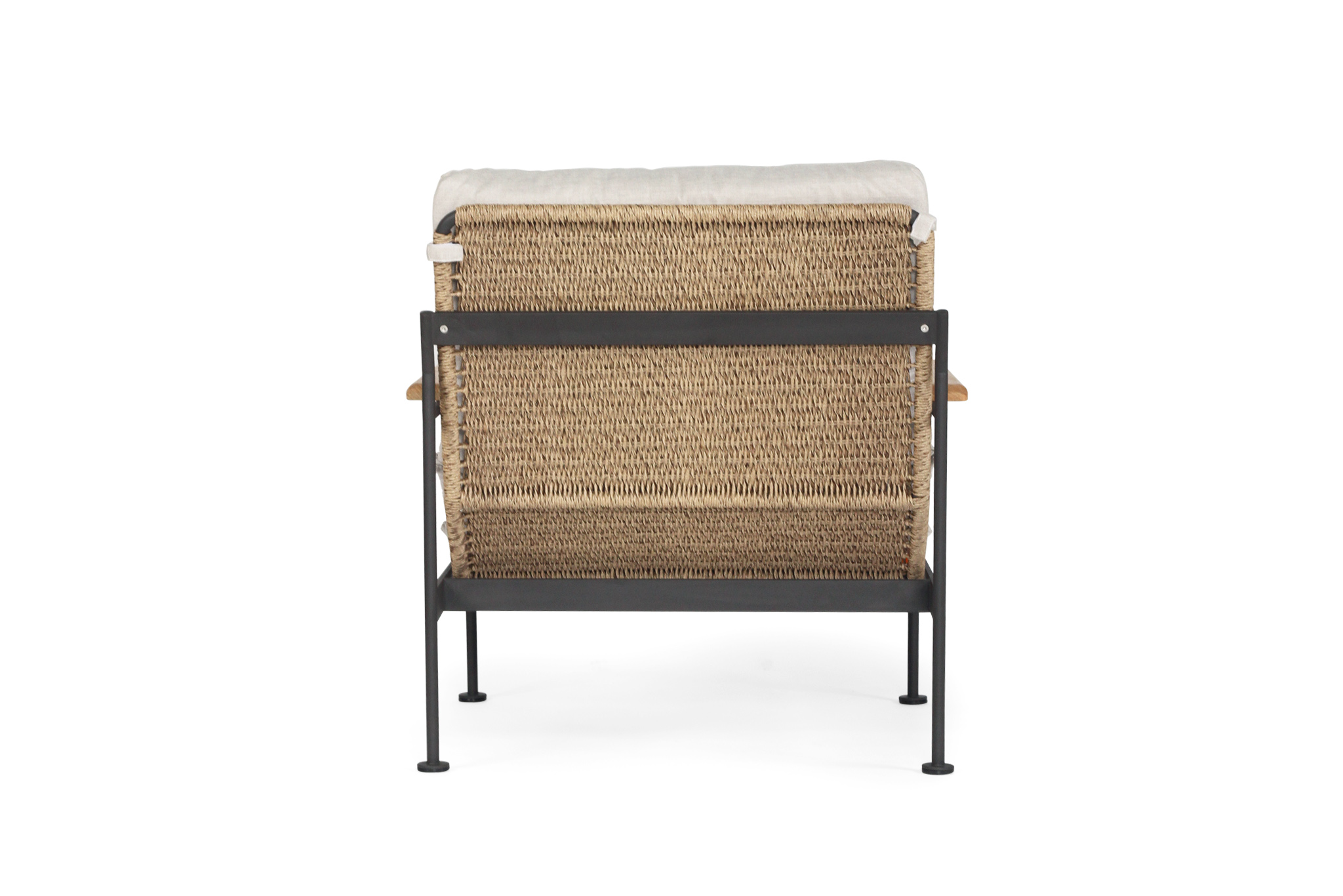 Bryce Outdoor 1 Seater Sofa - Asteroid Black - Image 15